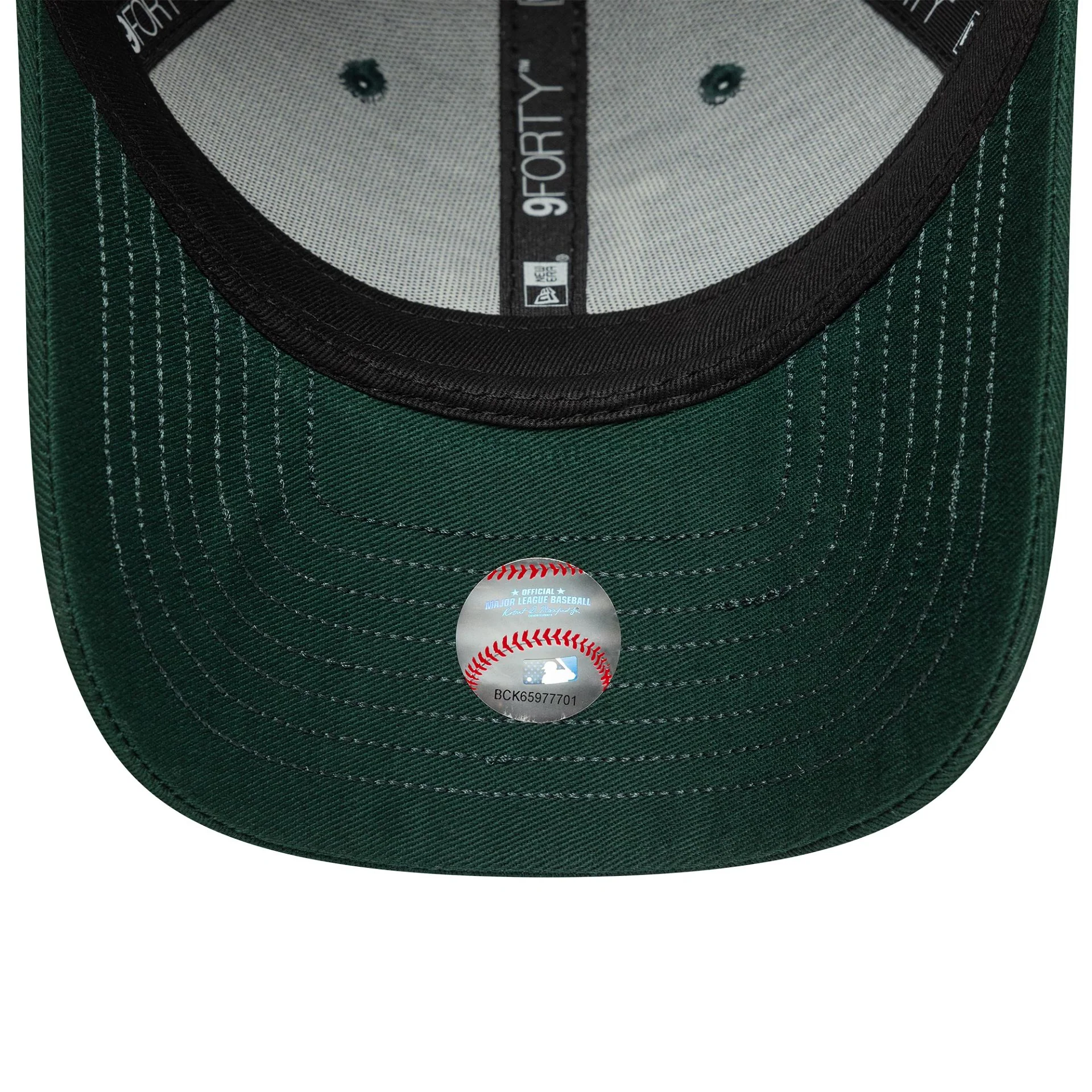 LA Dodgers MLB Visor Script Dark Green 9FORTY Adjustable Cap - Image 4