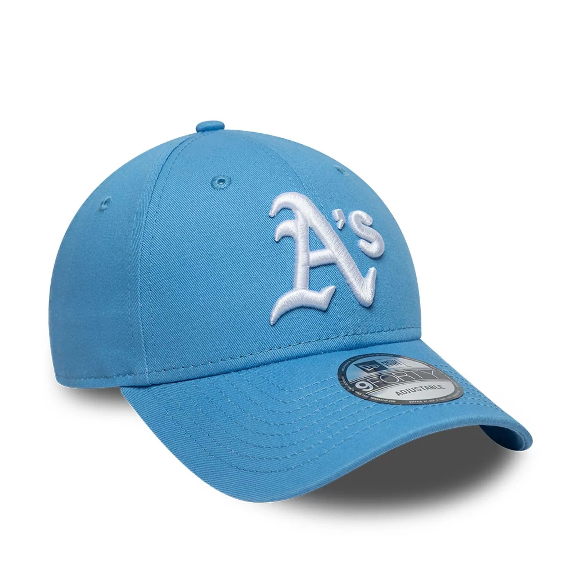 Athletics MLB League Essential Pastel Blue 9FORTY Adjustable Cap - Image 2