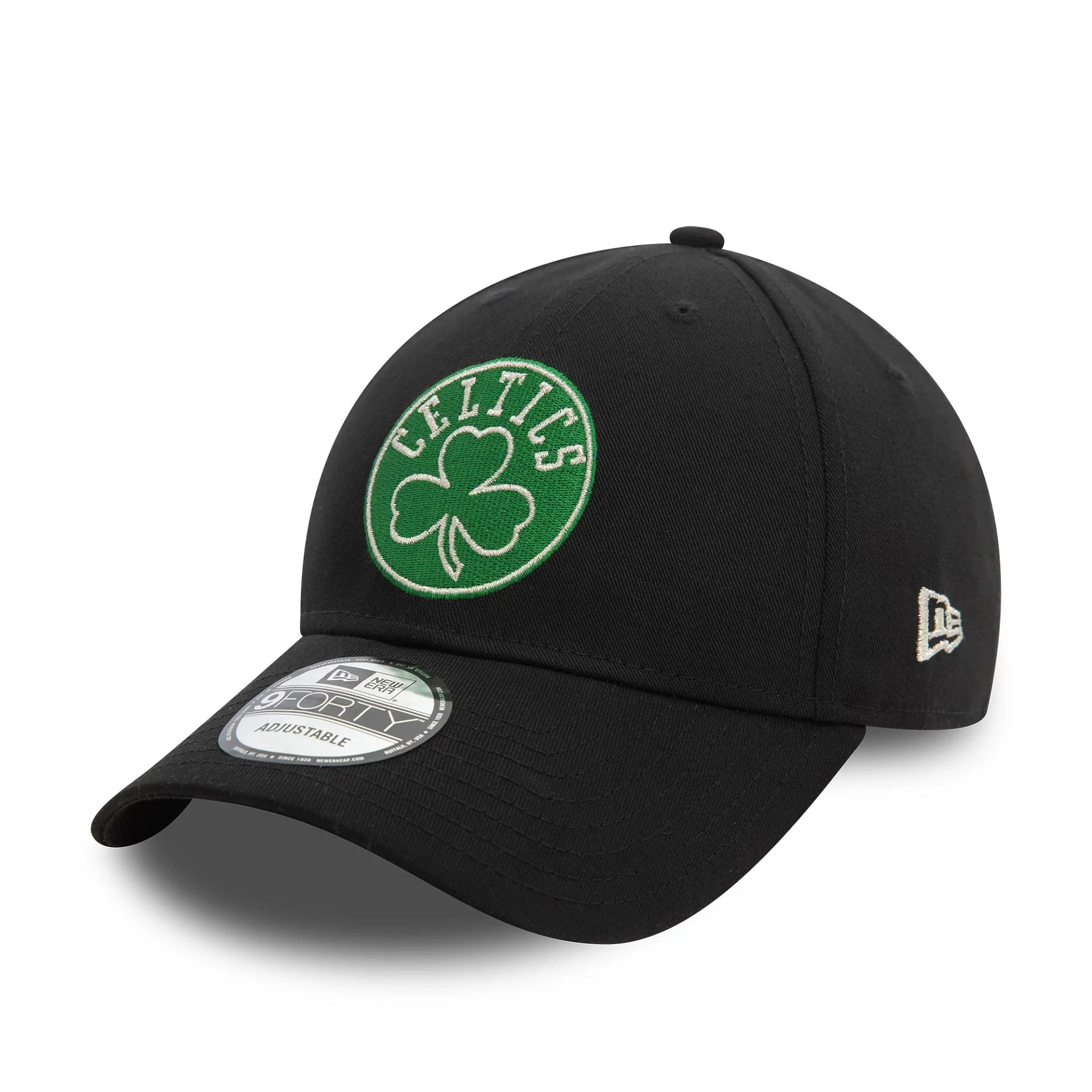 Boston Celtics NBA Metallic Black 9FORTY Adjustable Cap - Image 3