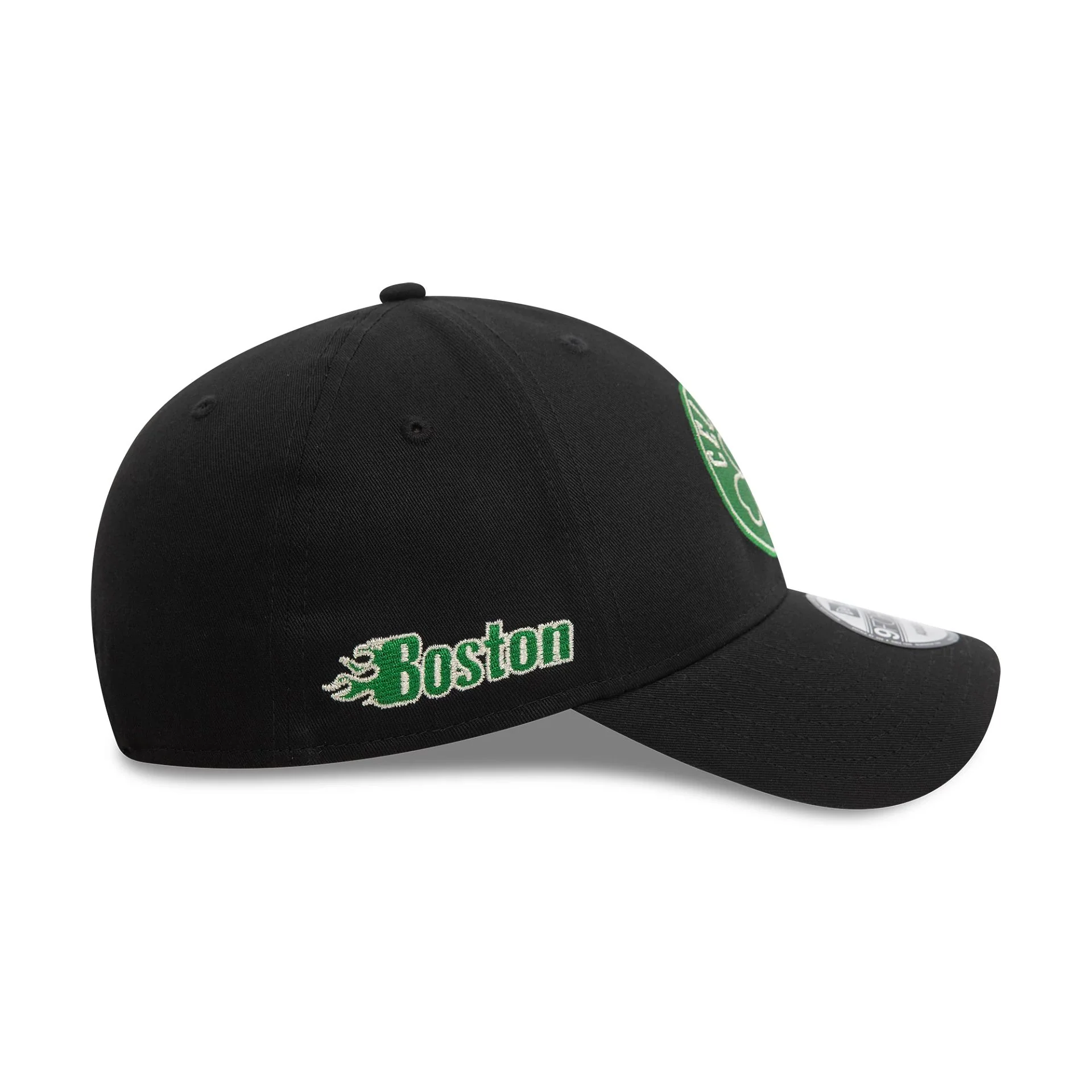 Boston Celtics NBA Metallic Black 9FORTY Adjustable Cap - Image 4