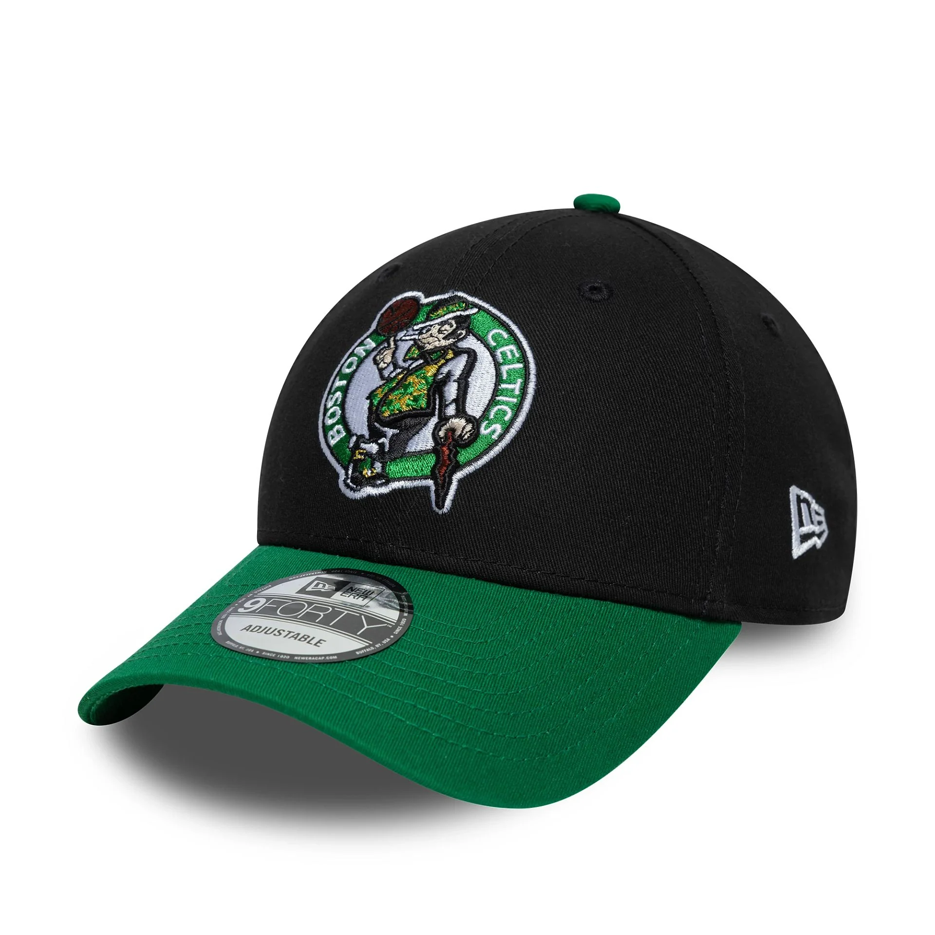 Boston Celtics NBA Side Patch Black 9FORTY Adjustable Cap - Image 3