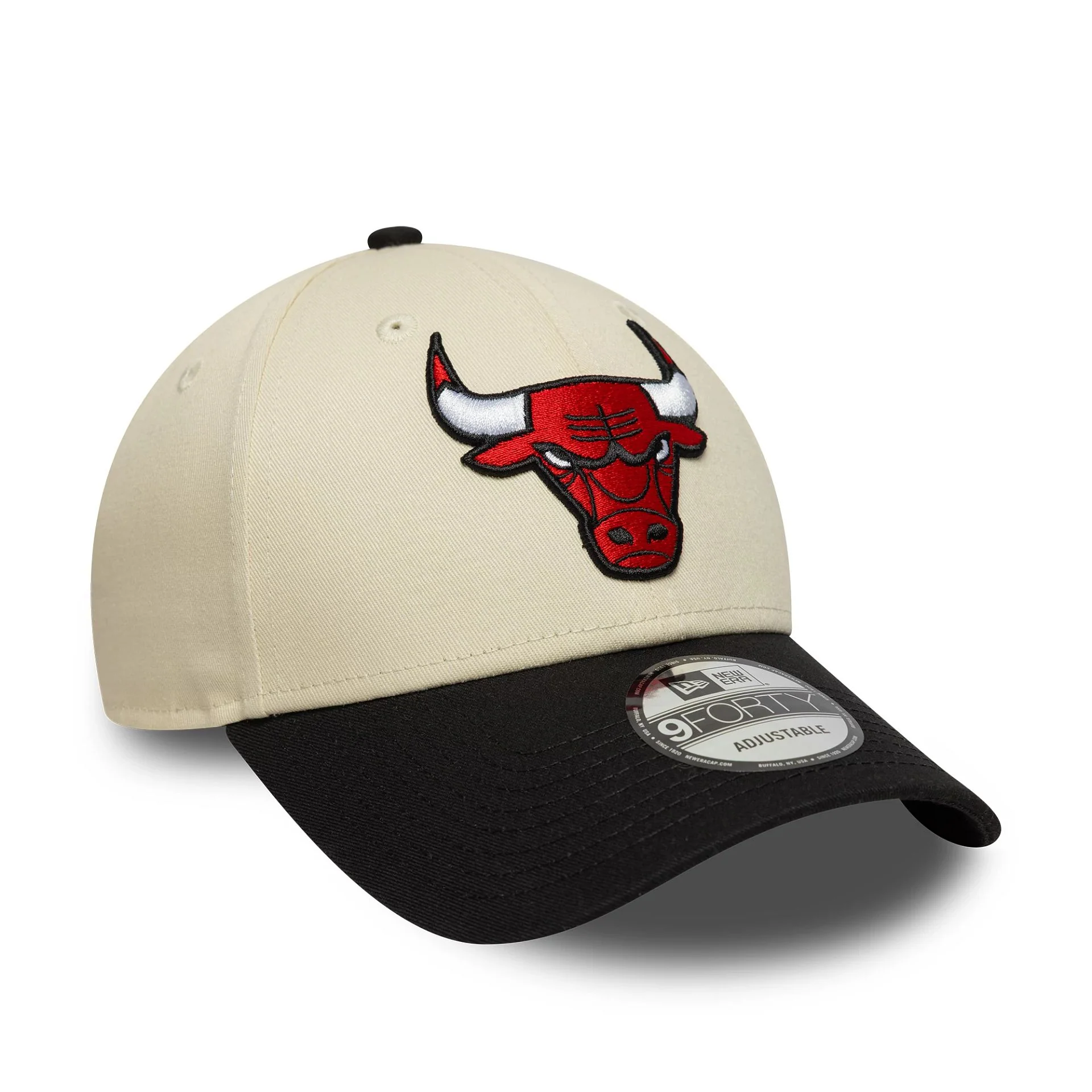 Chicago Bulls NBA Colour Block Cream 9FORTY Cap - Image 2
