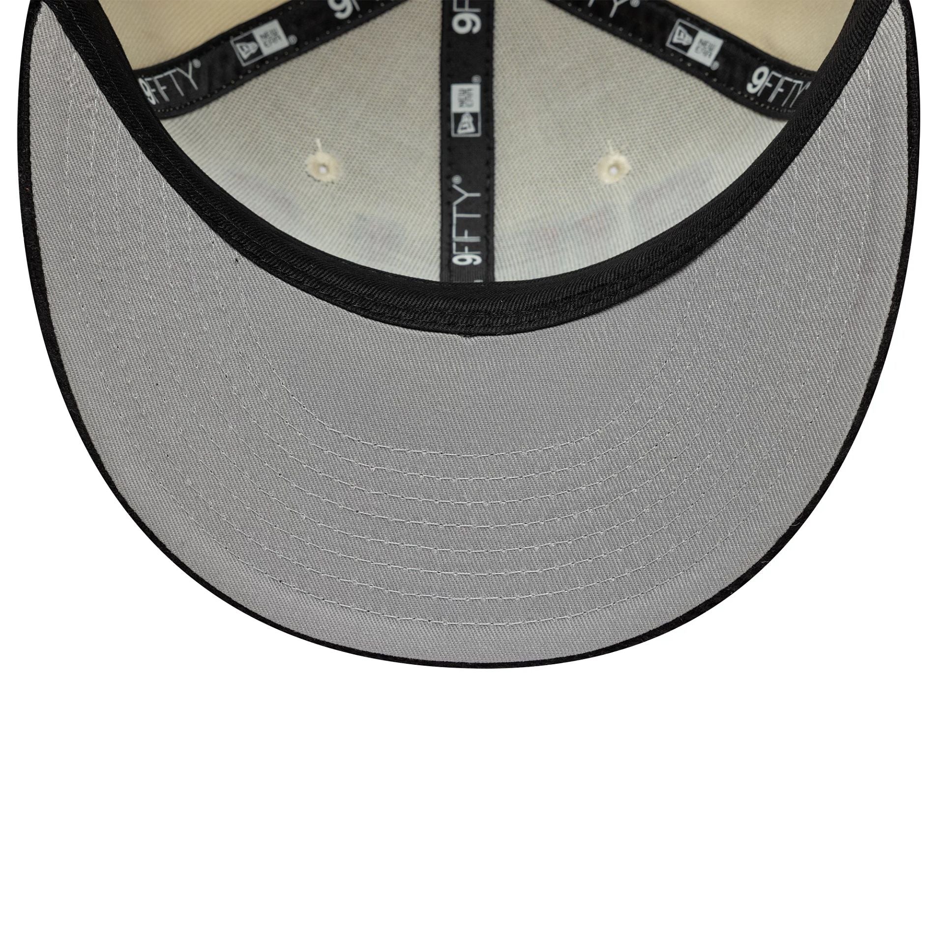 Chicago Bulls NBA Cord Visor Cream 9FIFTY Snapback Adjustable Cap - Image 3