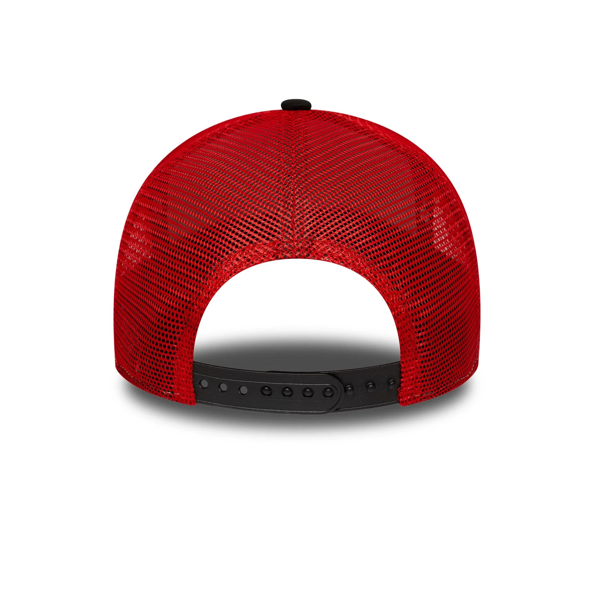 Chicago Bulls NBA Script Black 9FORTY E-Frame Trucker Adjustable Cap - Image 4