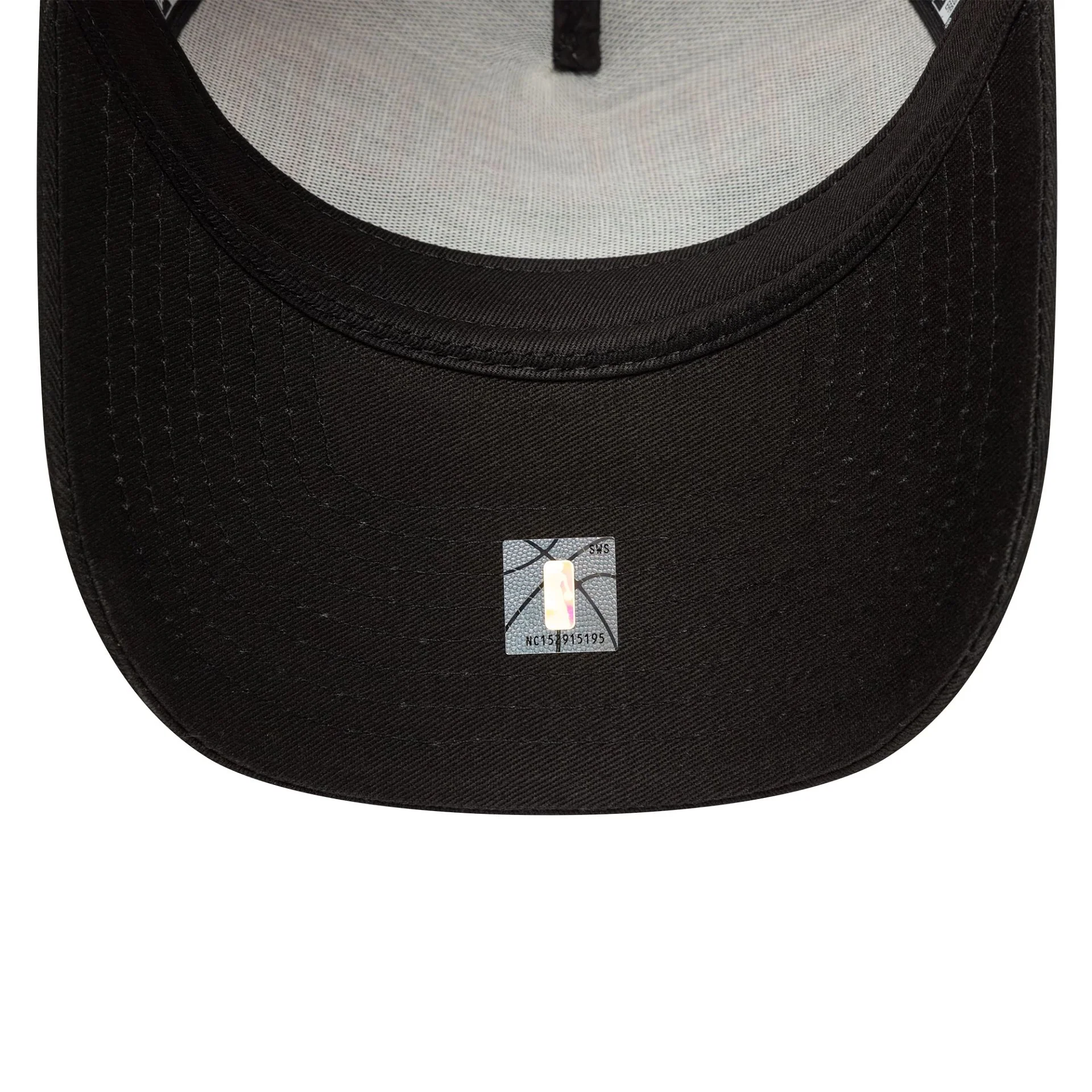 Chicago Bulls NBA Script Black 9FORTY E-Frame Trucker Adjustable Cap - Image 5