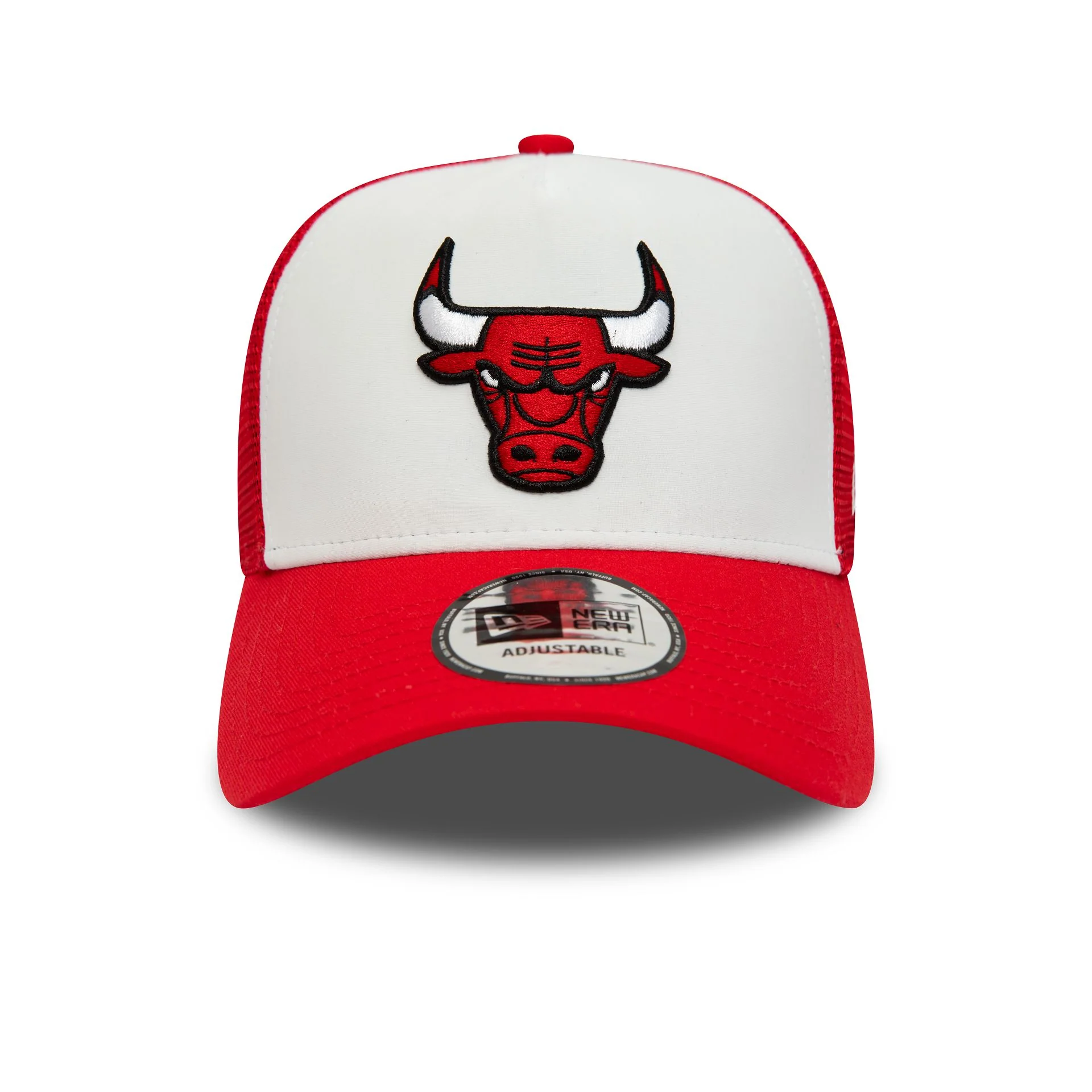 Chicago Bulls Team Colour Red AFrame Trucker Cap - Image 3
