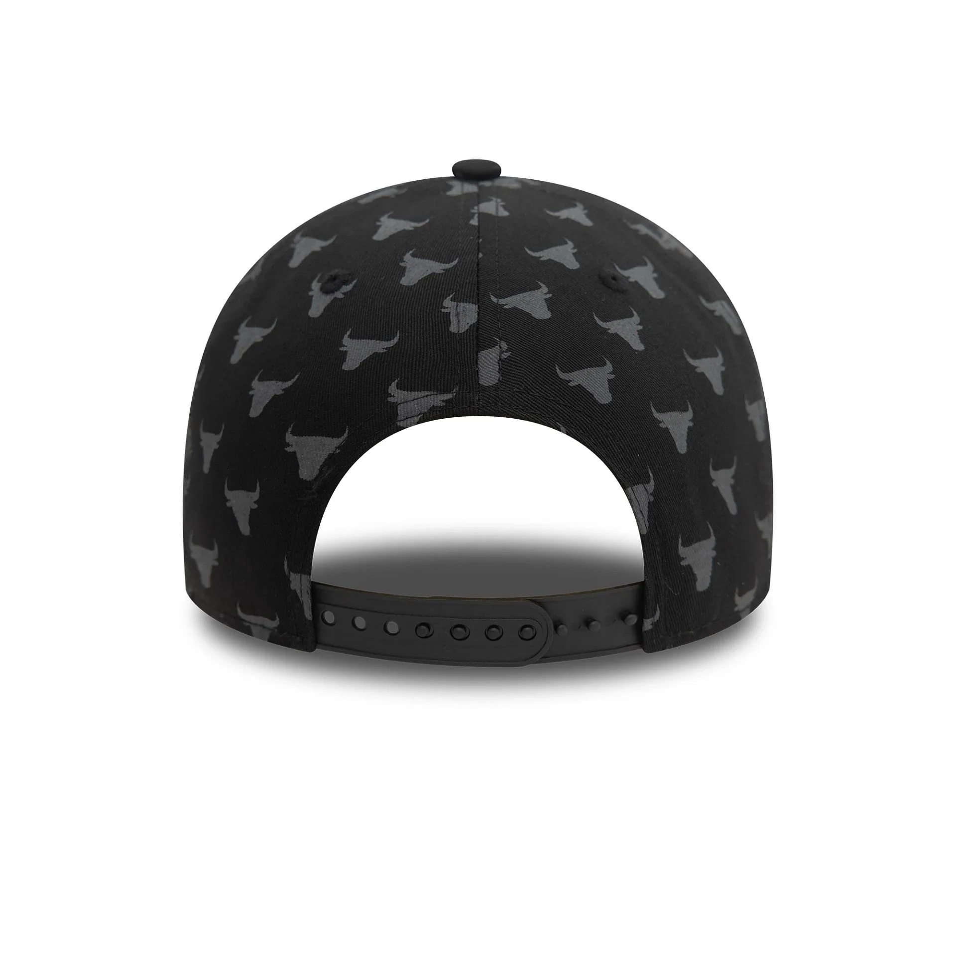 Chicago Bulls Team Monogram Black 9FORTY Adjustable Cap - Image 4
