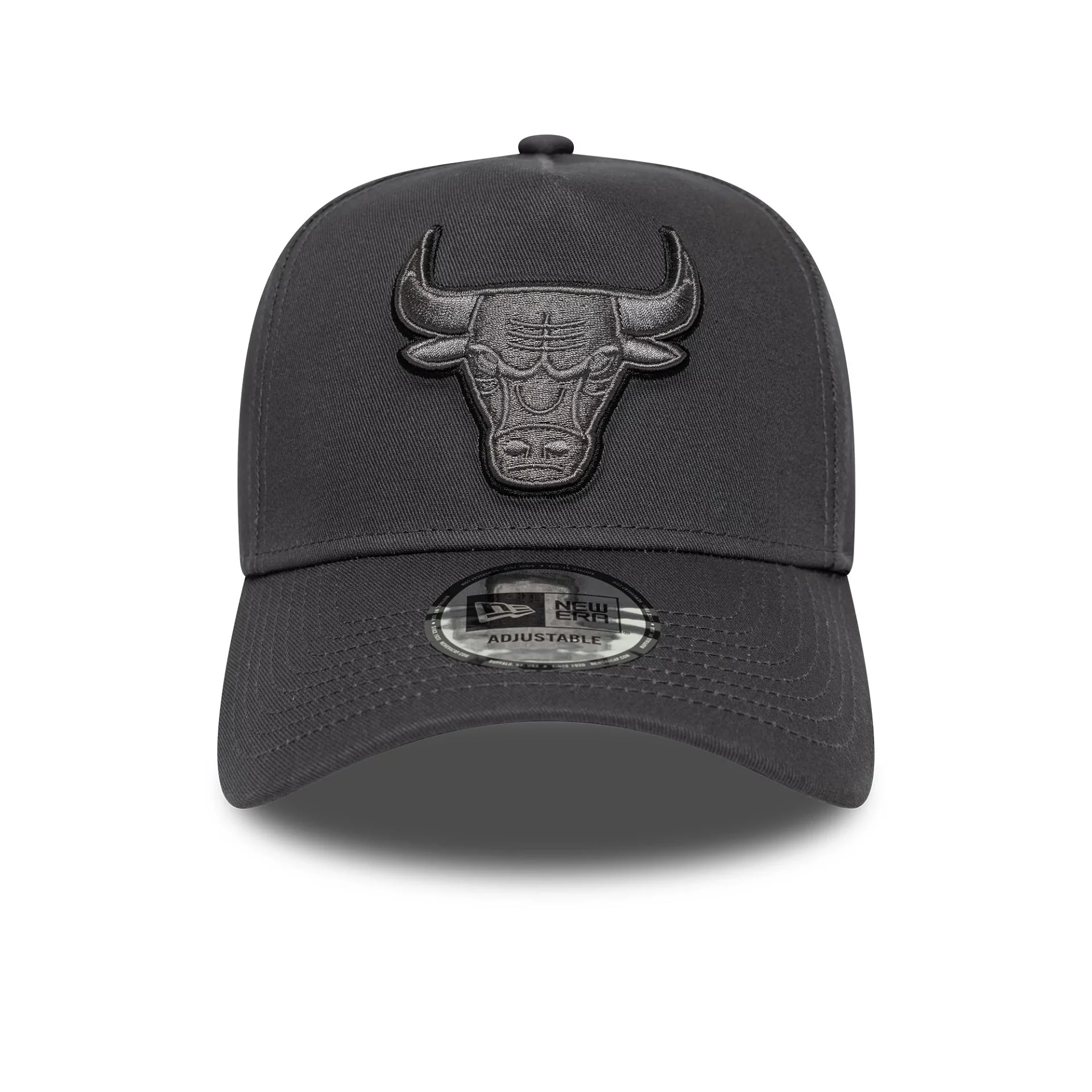 Chicago Bulls Team Outline Dark Grey 9FORTY E-Frame Adjustable Cap - Image 2