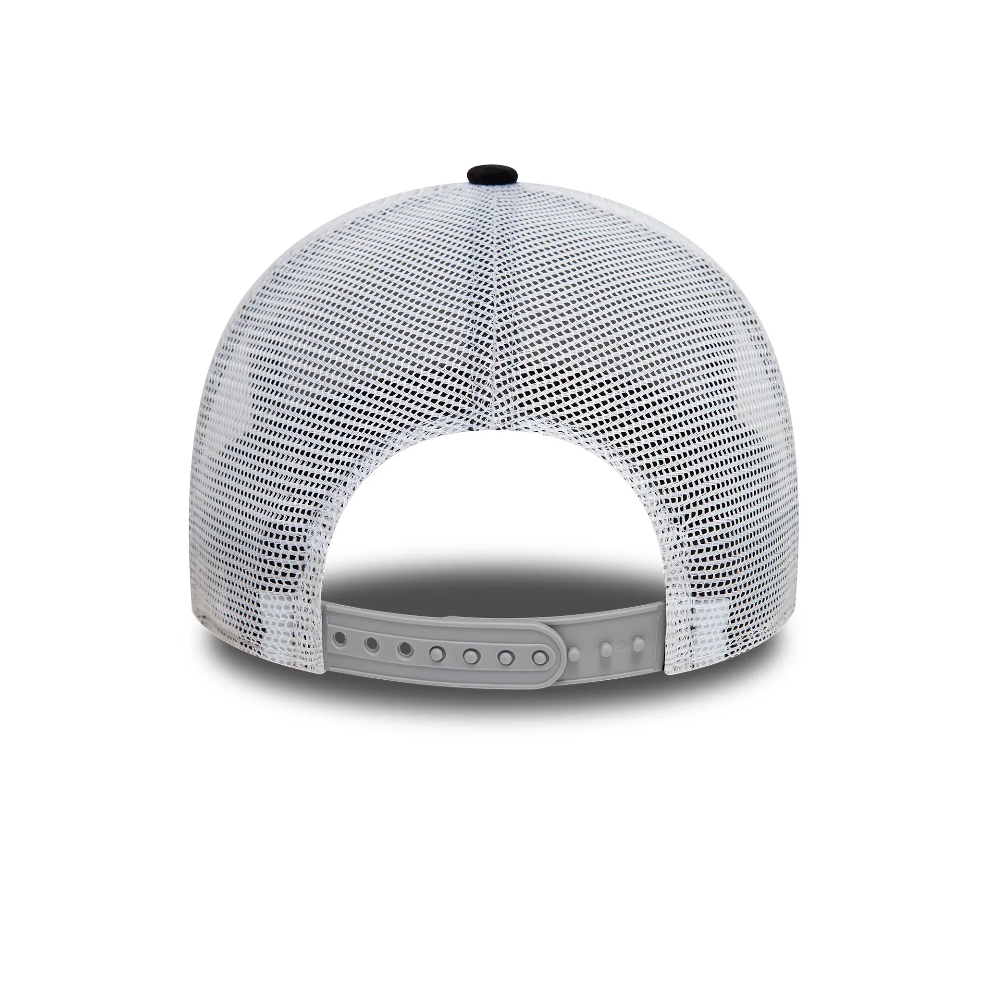 Chicago Bulls Tonal Check Black 9FORTY A-Frame Trucker Adjustable Cap - Image 4