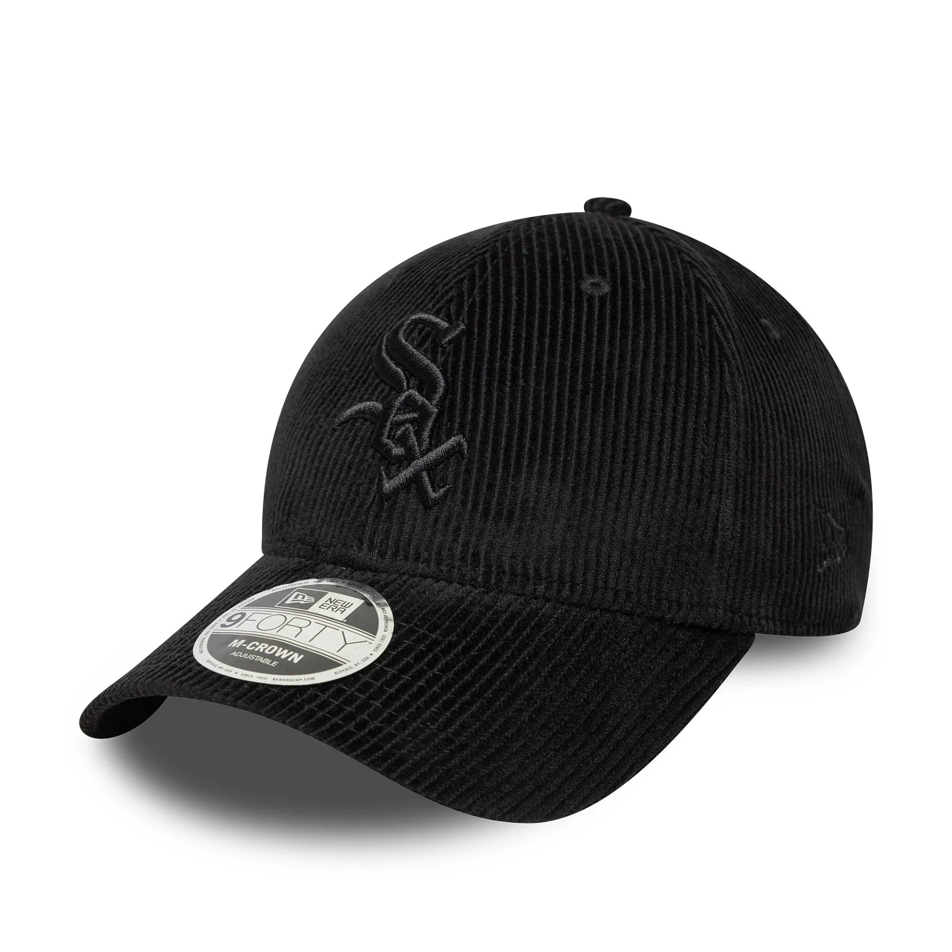 Chicago White Sox MLB Cord Black 9FORTY M-Crown Adjustable Cap - Image 5