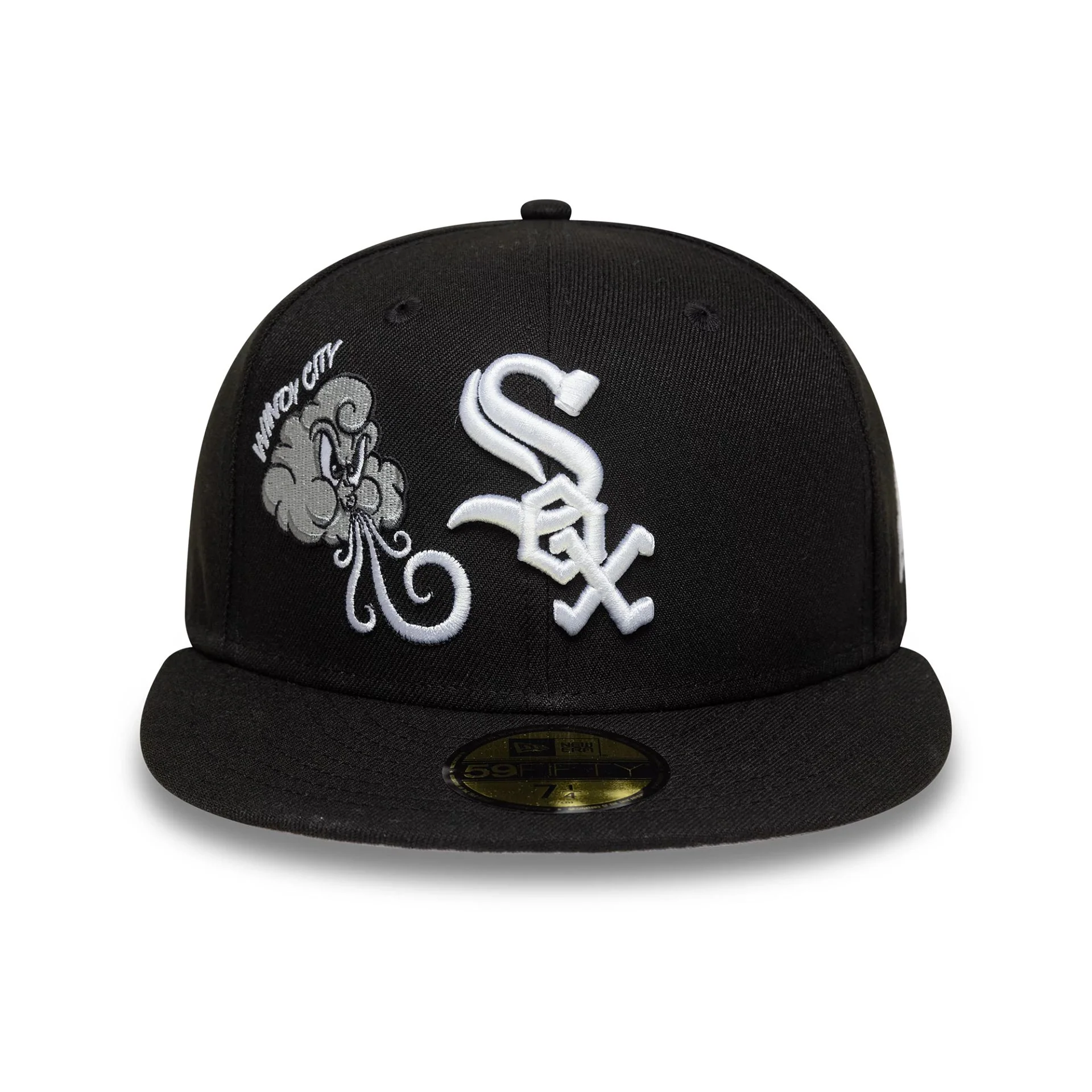 Chicago White Sox MLB Food Icon Black 59FIFTY FItted Cap - Image 4