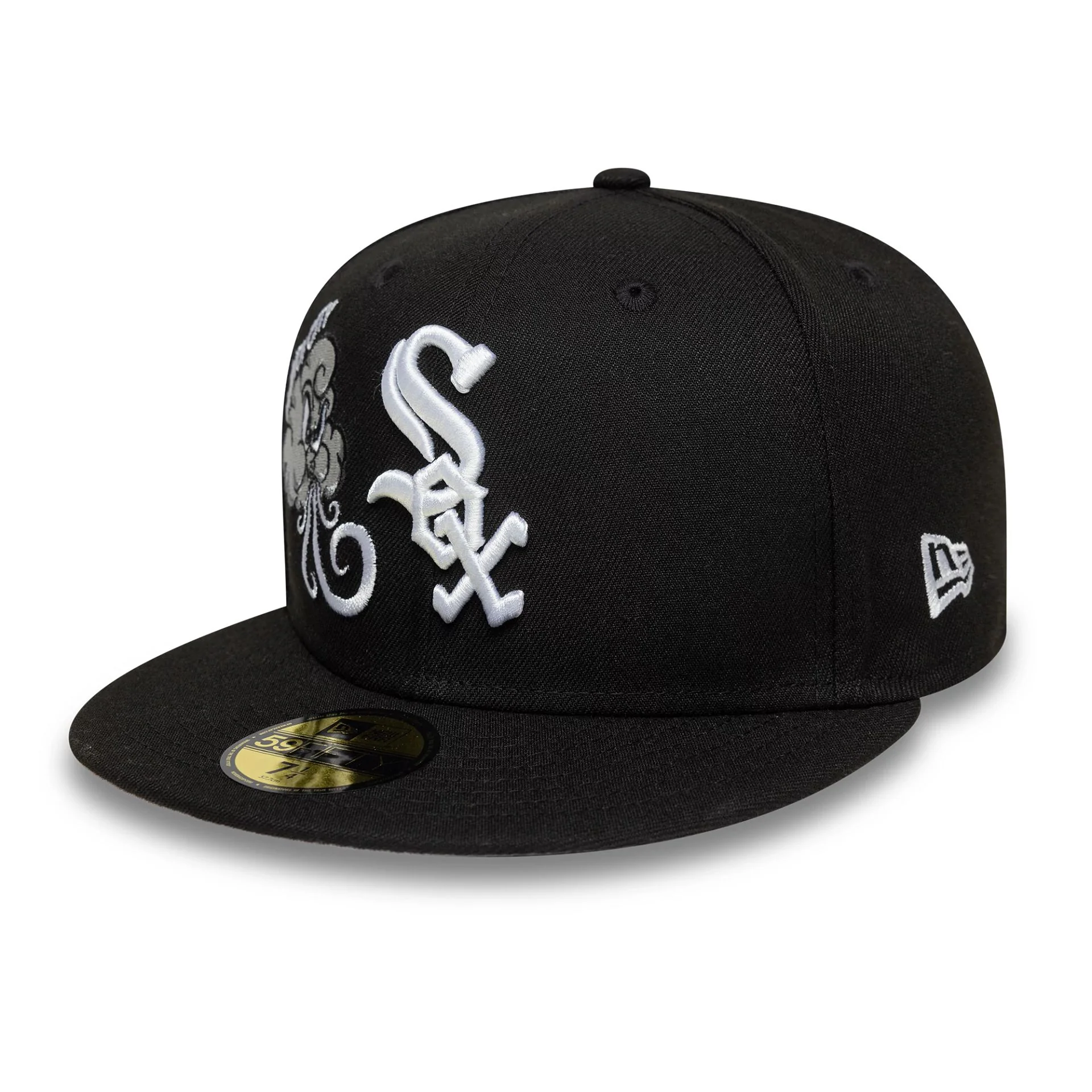Chicago White Sox MLB Food Icon Black 59FIFTY FItted Cap - Image 3
