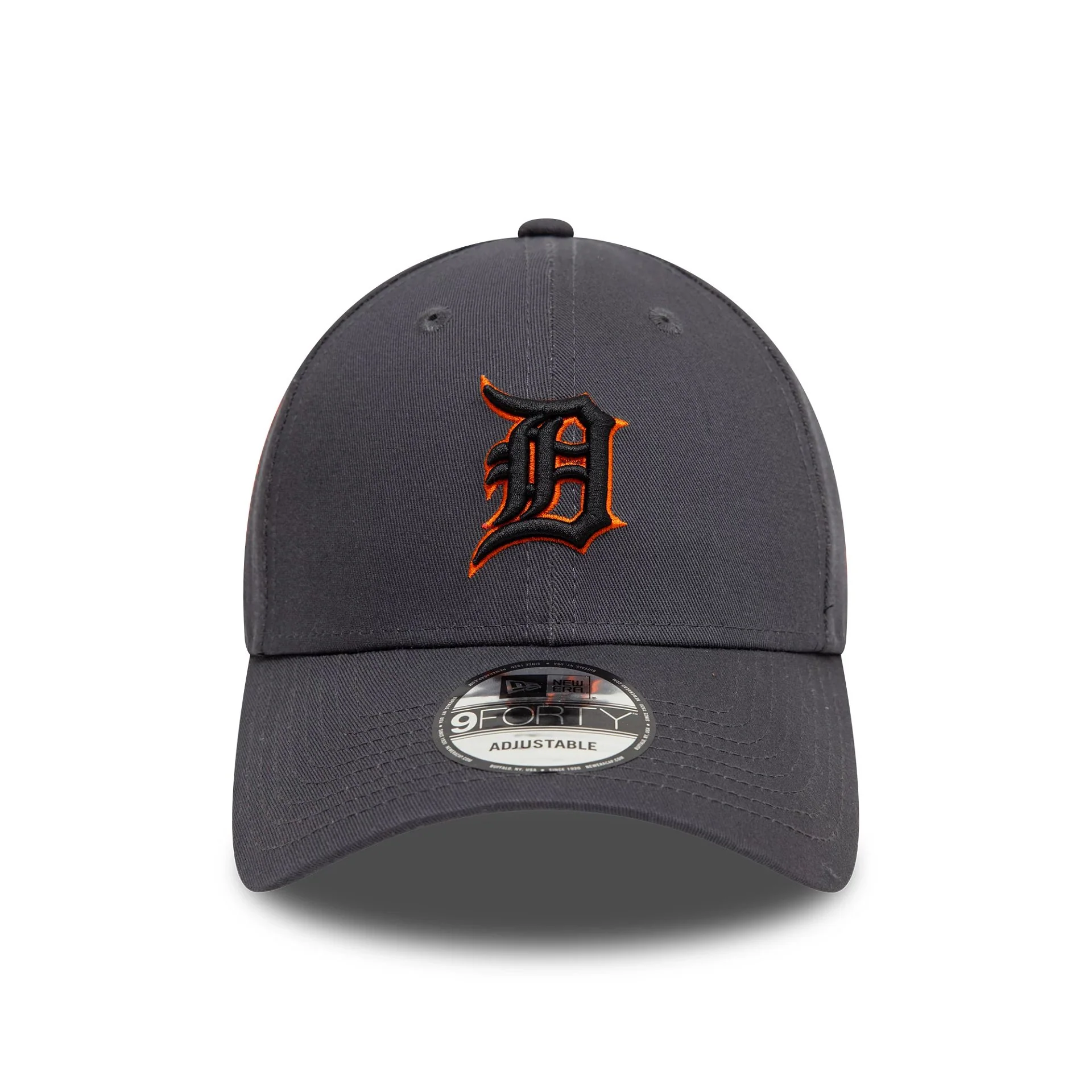 Detroit Tigers Side Patch Dark Grey 9FORTY Adjustable Cap - Image 2