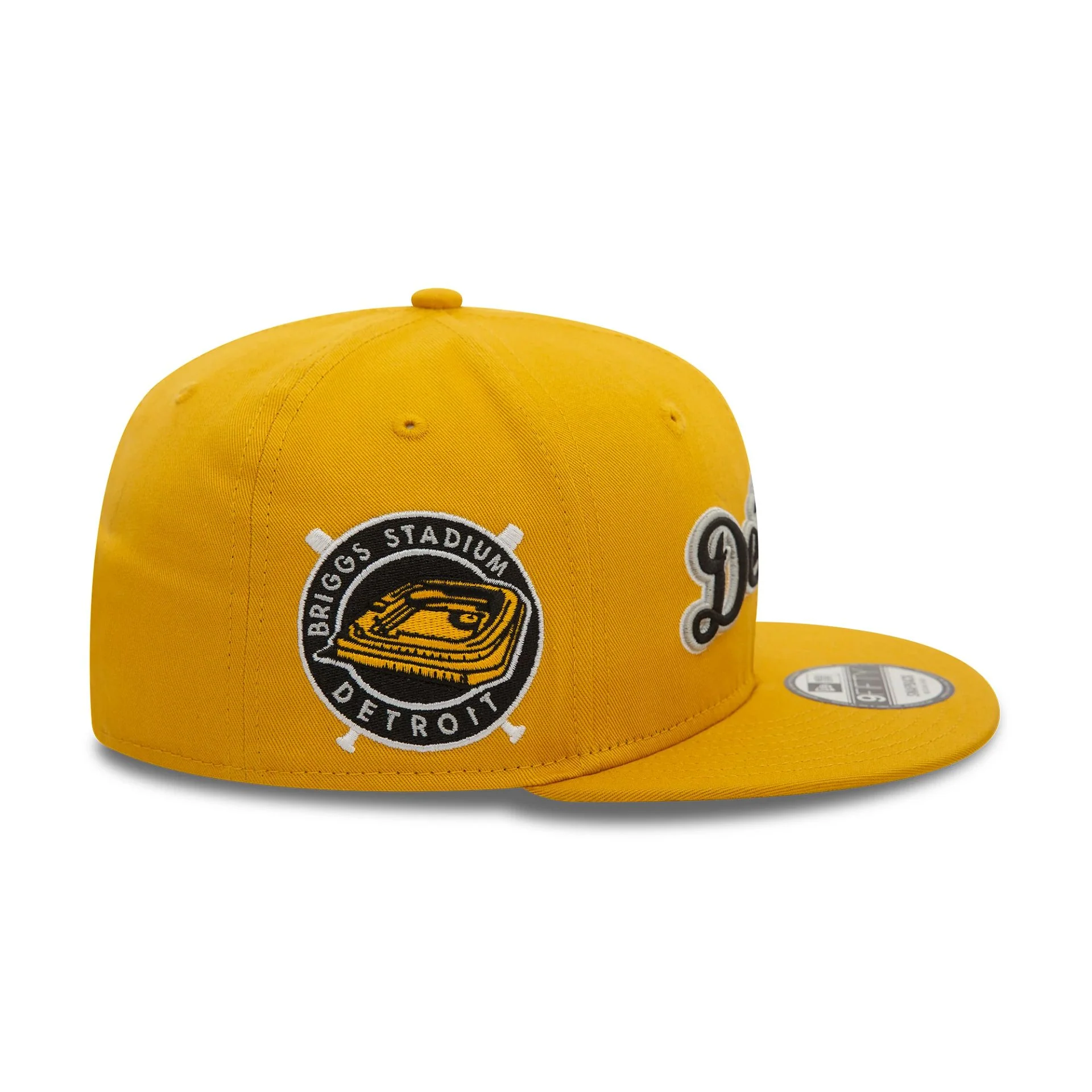 Detroit Tigers Wordmark Patch Dark Yellow 9FIFTY Snapback Cap - Image 4