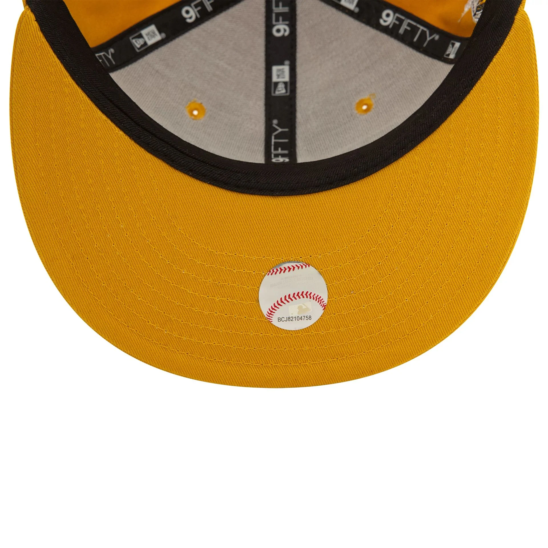 Detroit Tigers Wordmark Patch Dark Yellow 9FIFTY Snapback Cap - Image 6