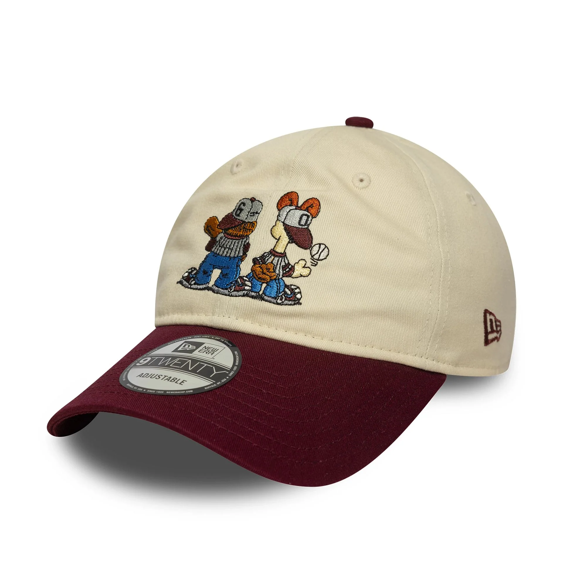 Garfield Baseball Nickelodeon Cream 9TWENTY Adjustable Cap - Image 5