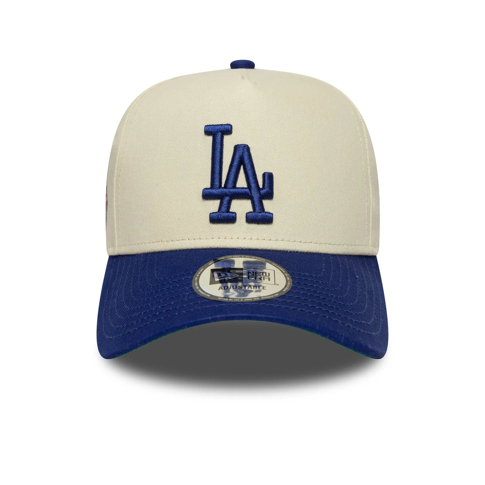 LA Dodgers All Star Game Patch Cream 9FORTY E-Frame Adjustable Cap - Image 3