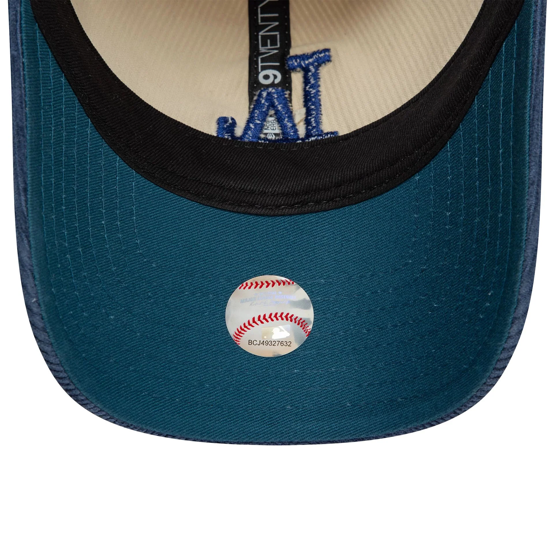 LA Dodgers Block Cord Cream 9TWENTY Adjustable Cap - Image 5