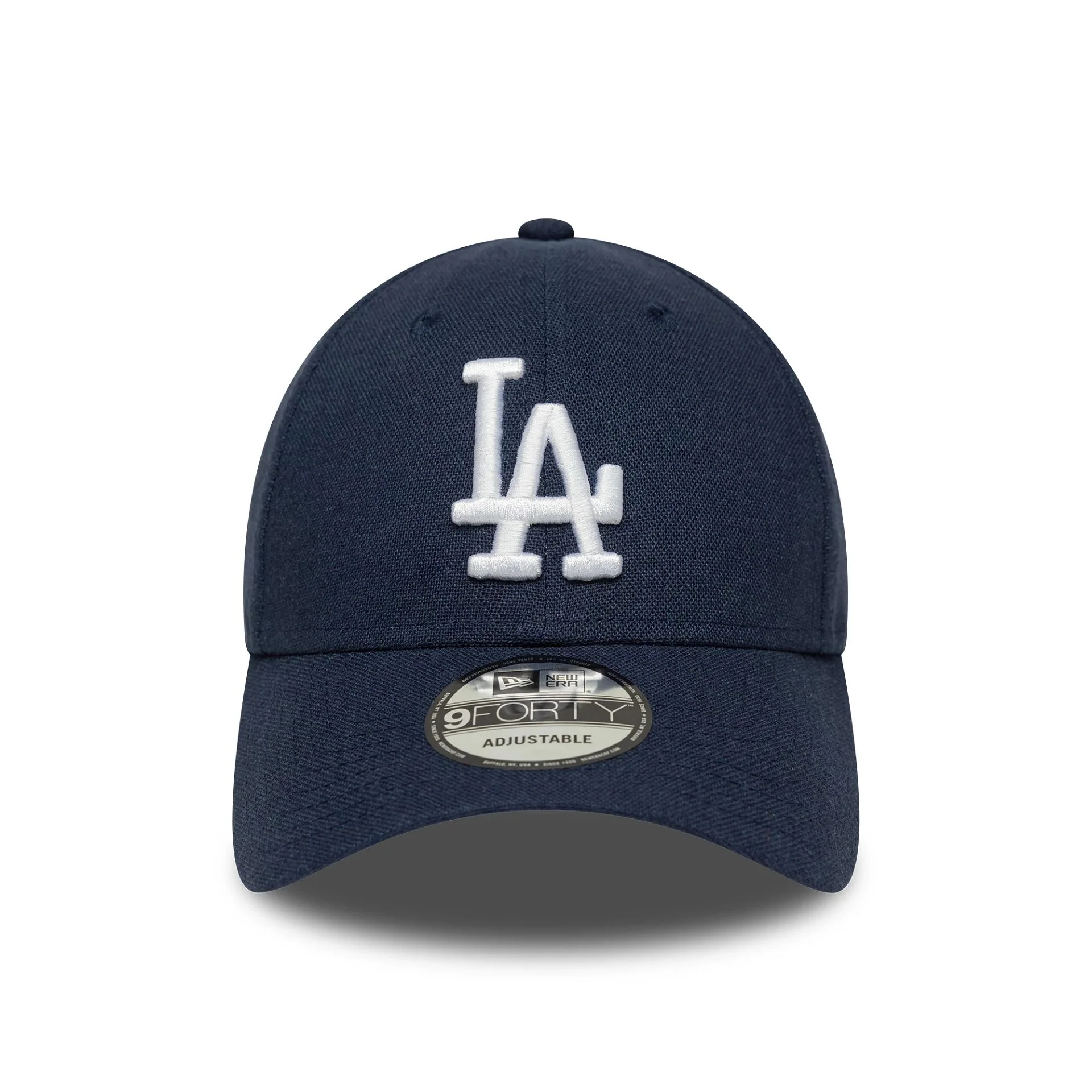 LA Dodgers Linen Navy 9FORTY Adjustable Cap - Image 2