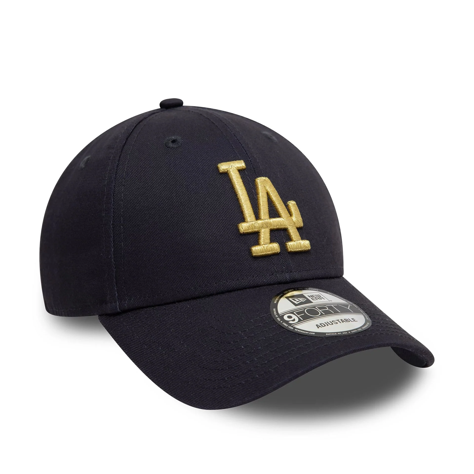 LA Dodgers Metallic Navy 9FORTY Adjustable Cap - Image 3
