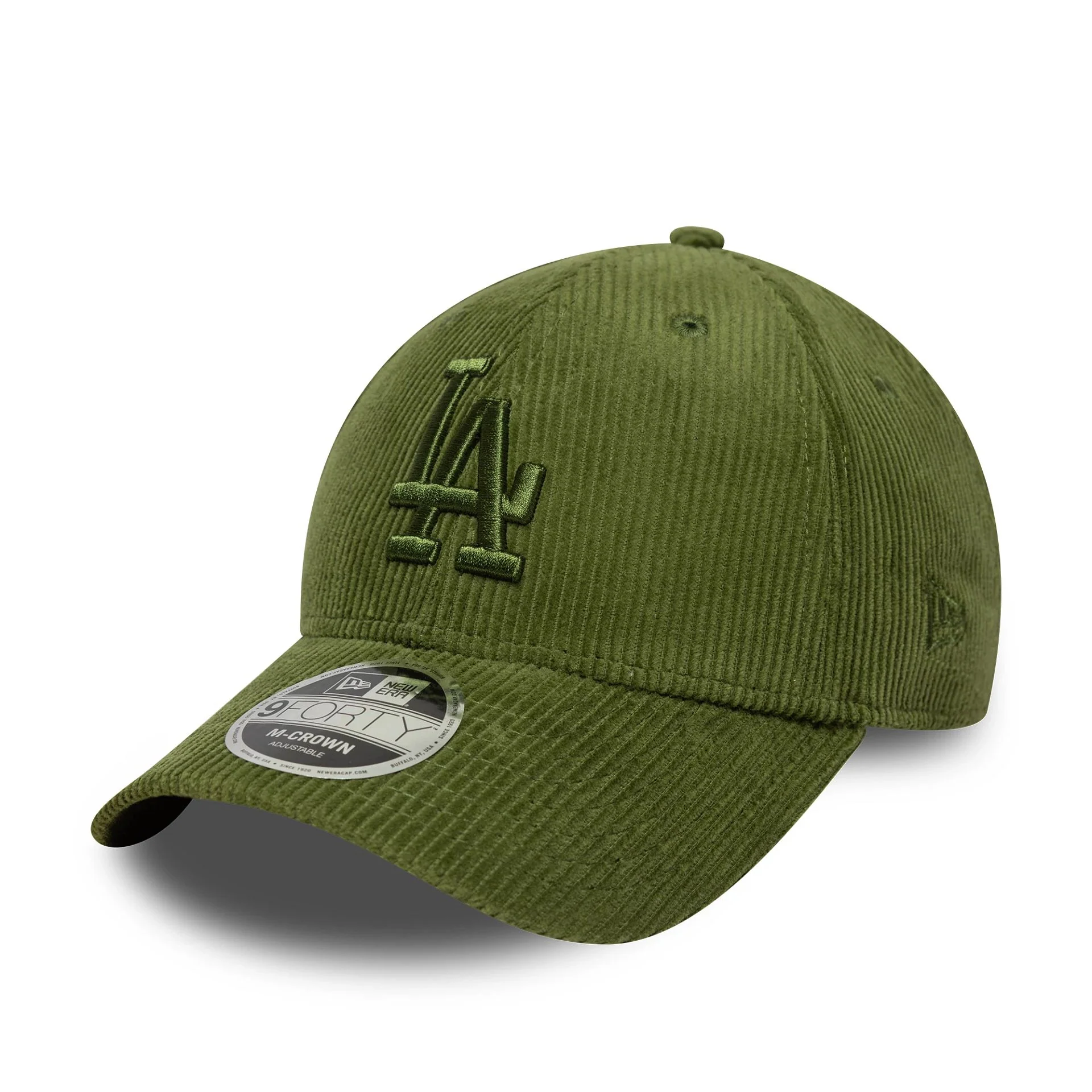 LA Dodgers MLB Cord Dark Green 9FORTY M-Crown Adjustable Cap - Image 5