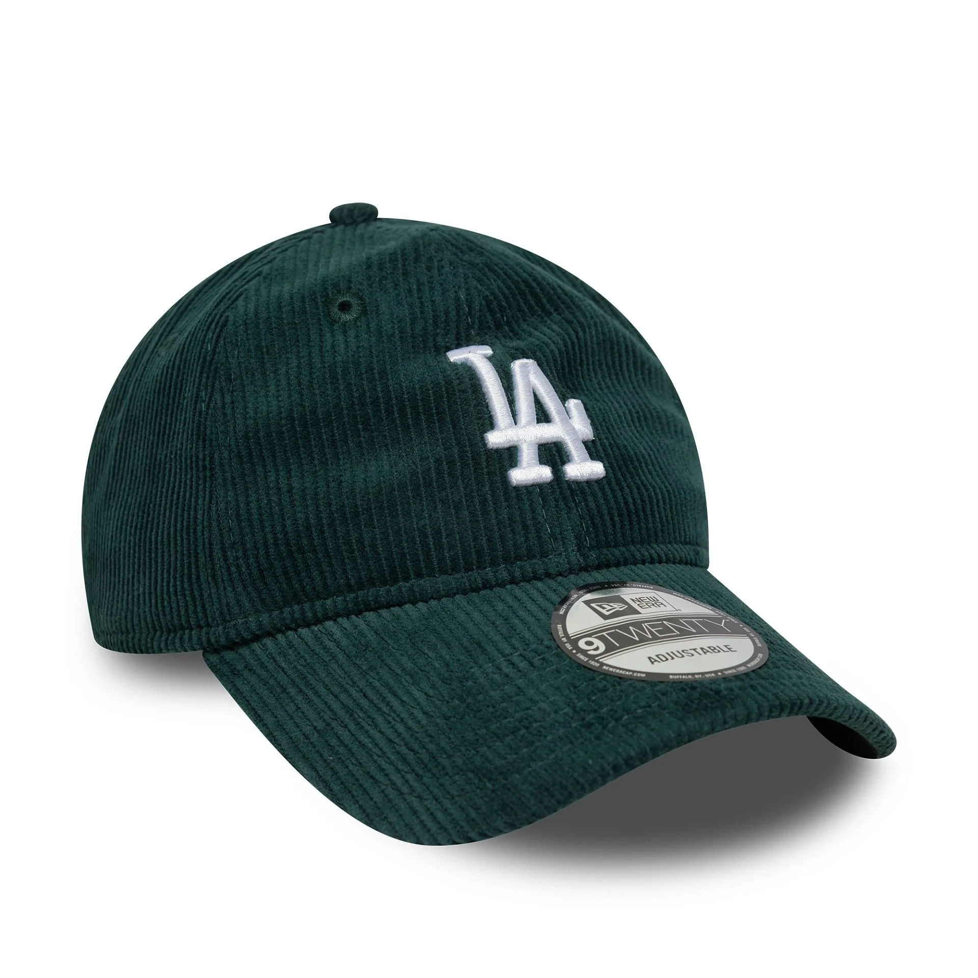 LA Dodgers MLB Cord Dark Green 9TWENTY Adjustable Cap - Image 2