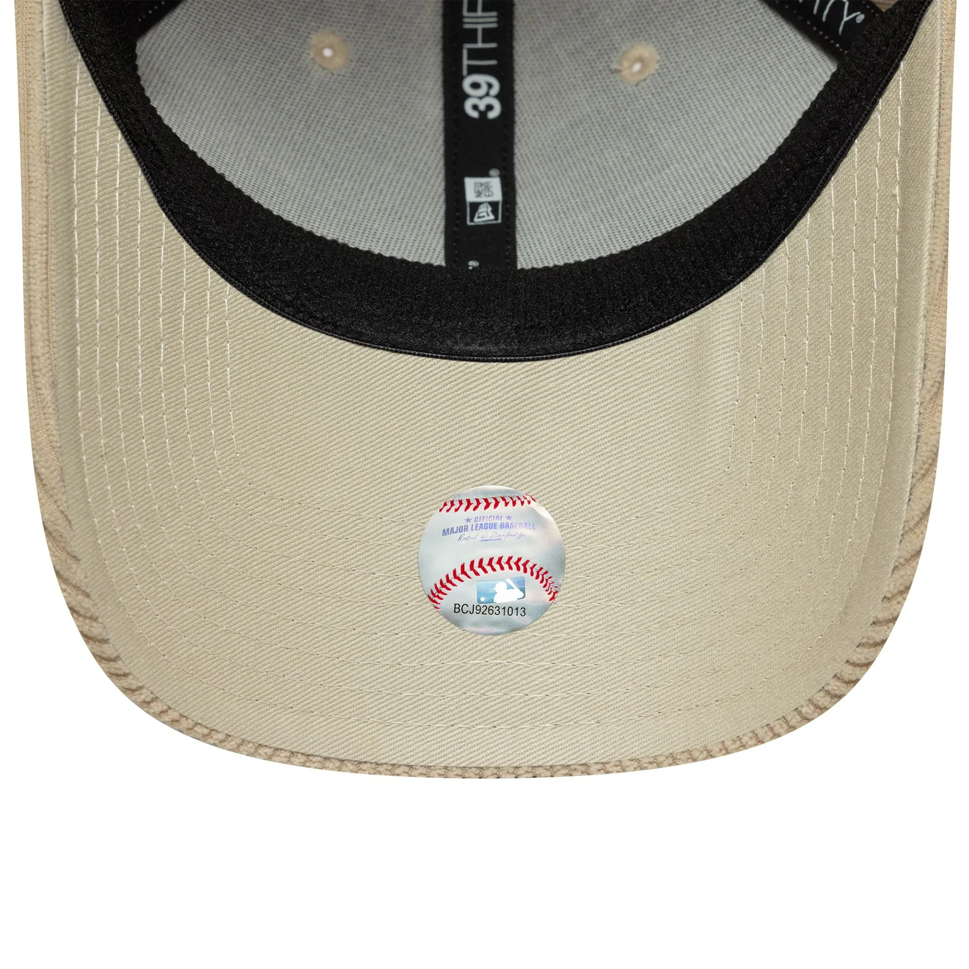 LA Dodgers MLB Cord Light Beige 39THIRTY Stretch-Fit Cap - Image 4