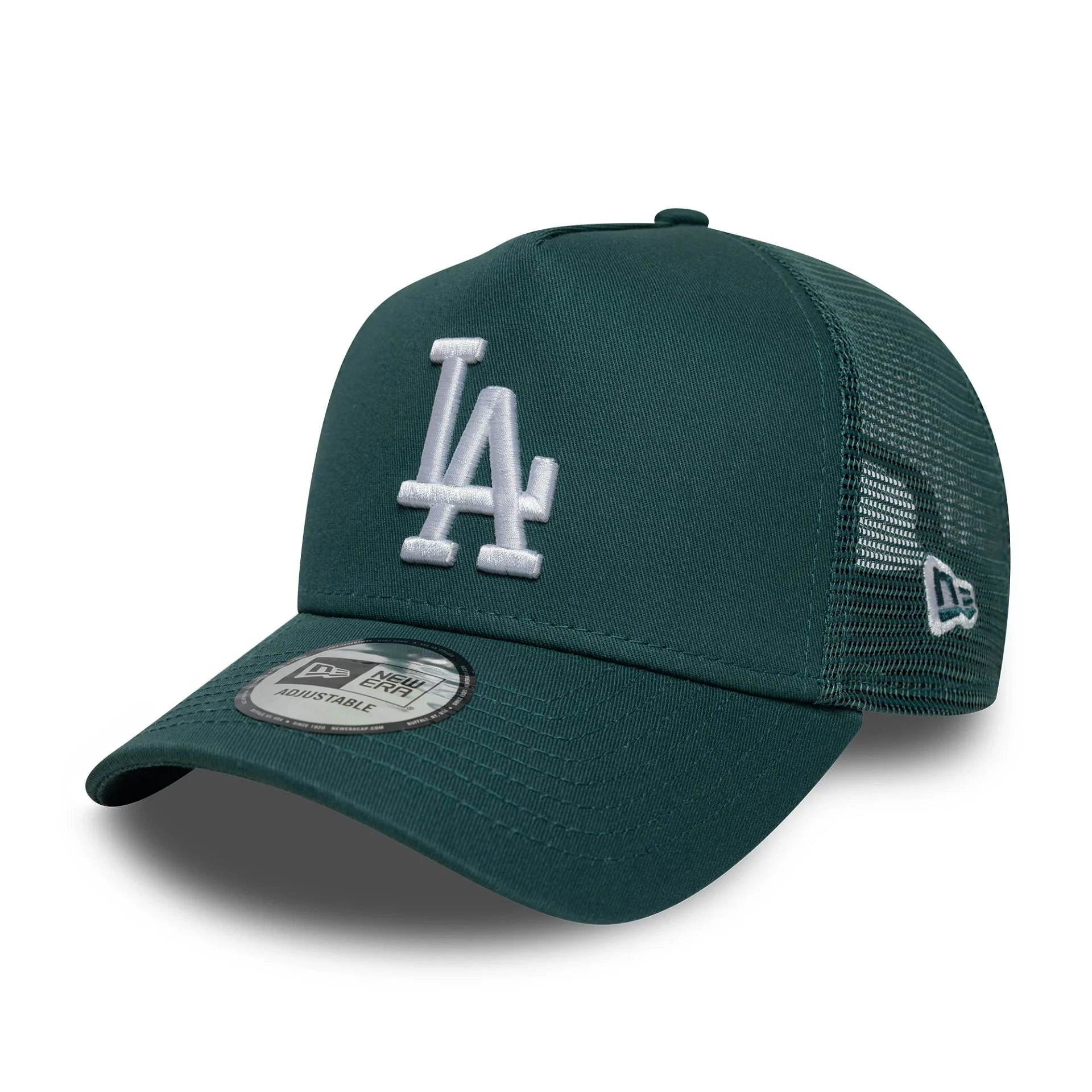 LA Dodgers MLB Dark Green 9FORTY A-Frame Trucker Cap - Image 5