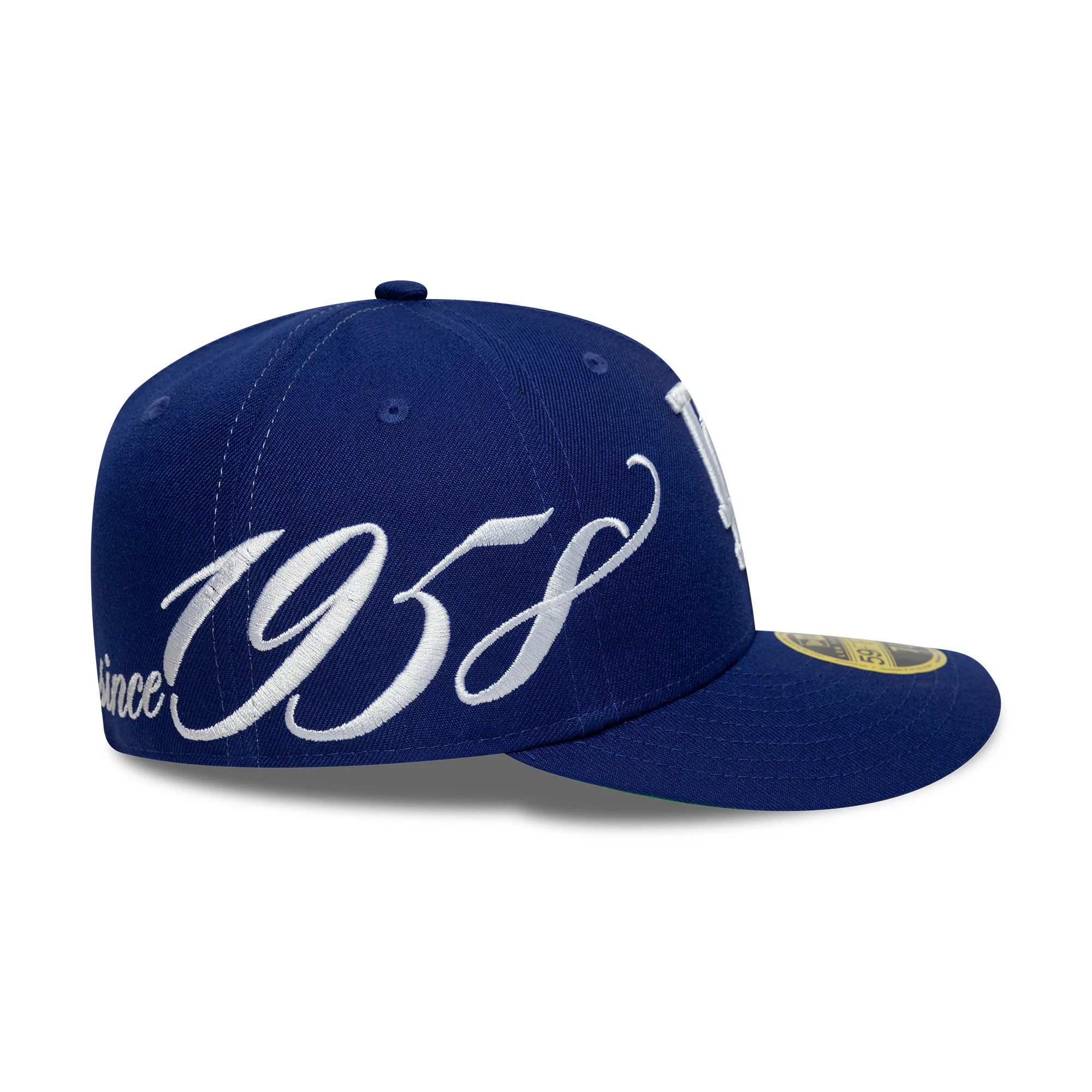 LA Dodgers MLB Est Script Dark Blue Low Profile 59FIFTY Fitted Cap - Image 5