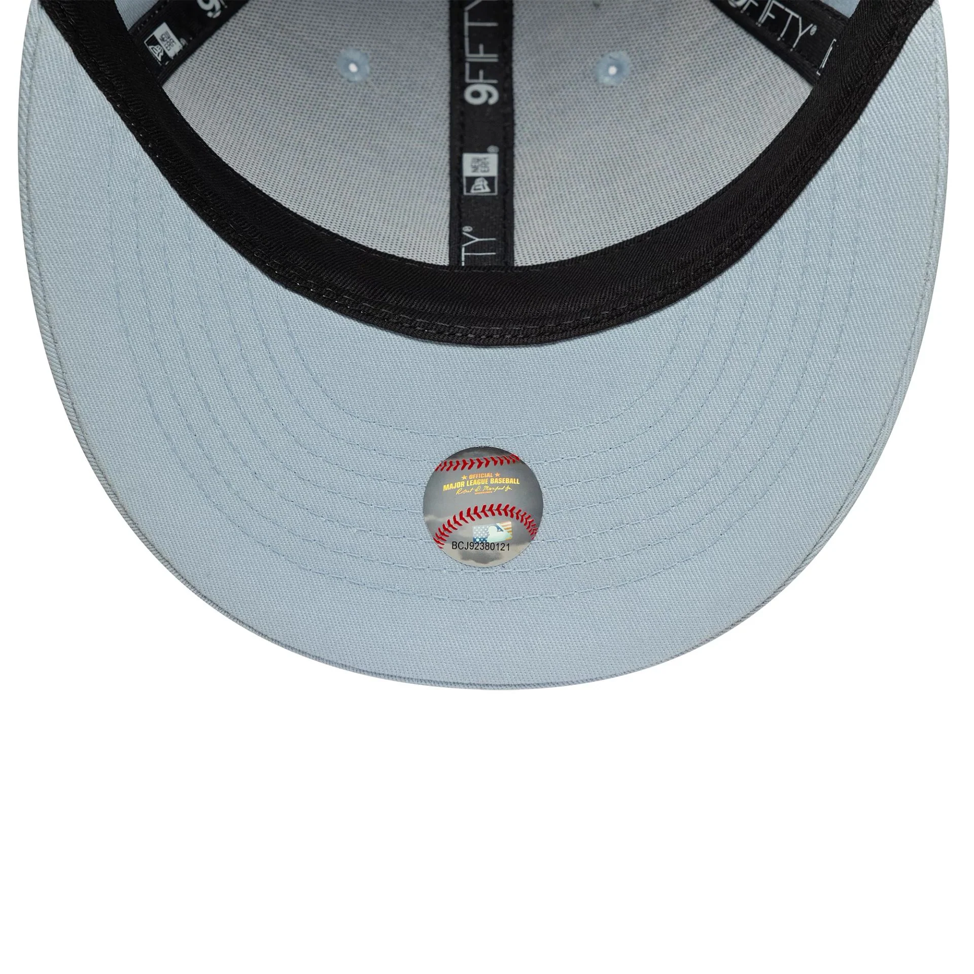 LA Dodgers MLB Floral Pastel Blue Low Profile 9FIFTY Snapback Adjustable Cap - Image 5