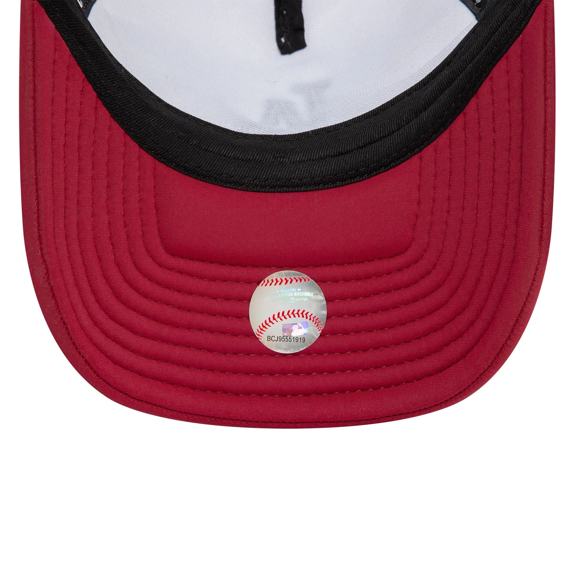 LA Dodgers MLB Graphic White 9FORTY A-Frame Trucker Adjustable Cap - Image 5