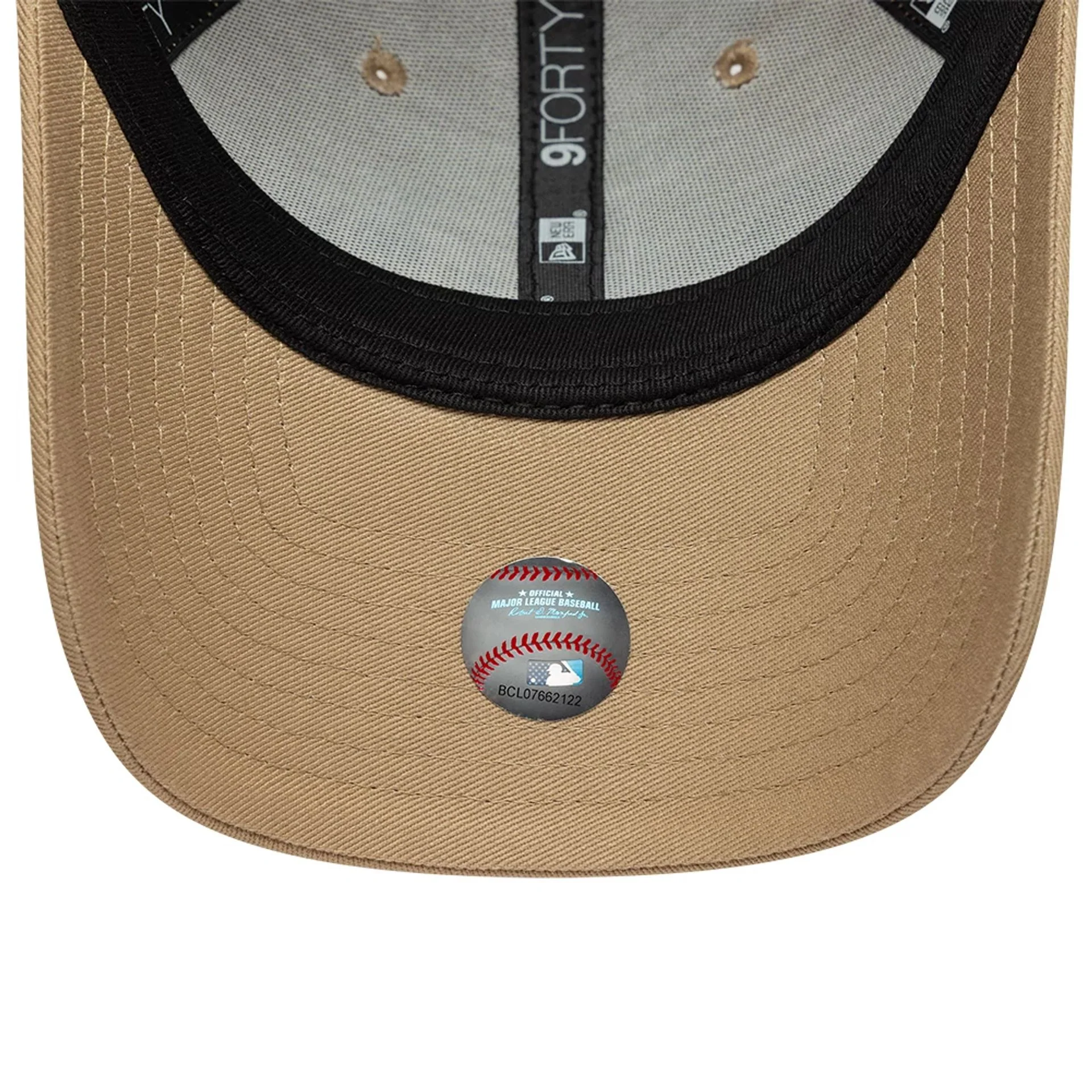 LA Dodgers MLB Icon Beige 9FORTY Adjustable Cap - Image 5