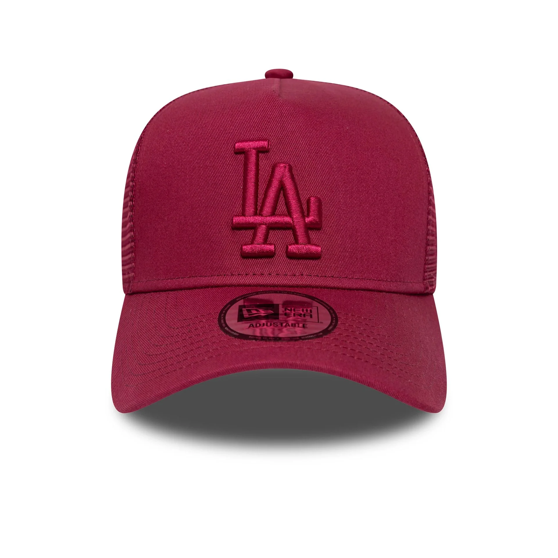 LA Dodgers MLB League Essential Dark Red 9FORTY A-Frame Trucker Adjustable Cap - Image 2