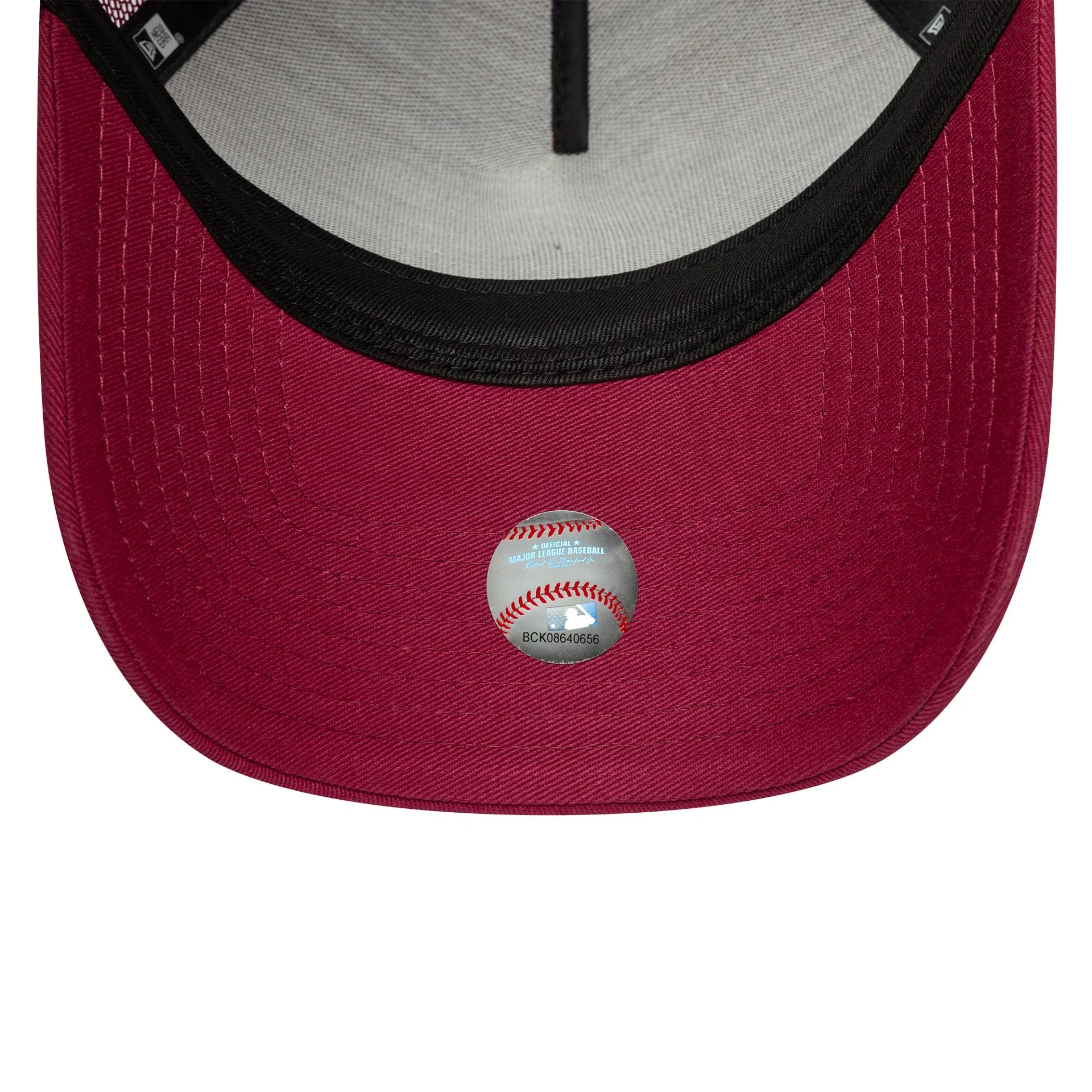 LA Dodgers MLB League Essential Dark Red 9FORTY A-Frame Trucker Adjustable Cap - Image 5