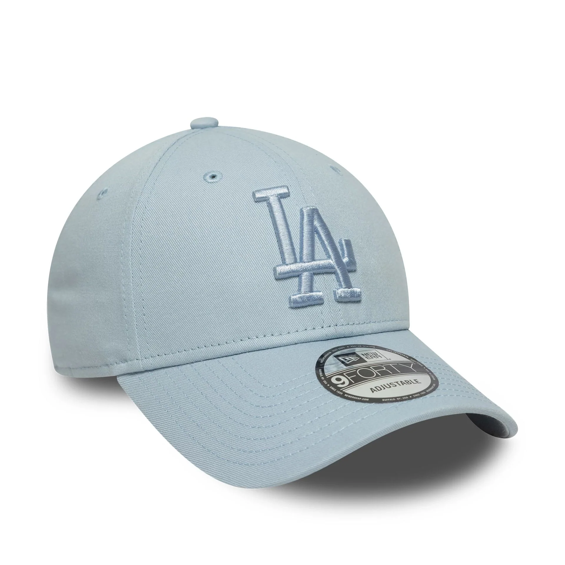 LA Dodgers MLB League Essential Pastel Blue 9FORTY Adjustable Cap - Image 3