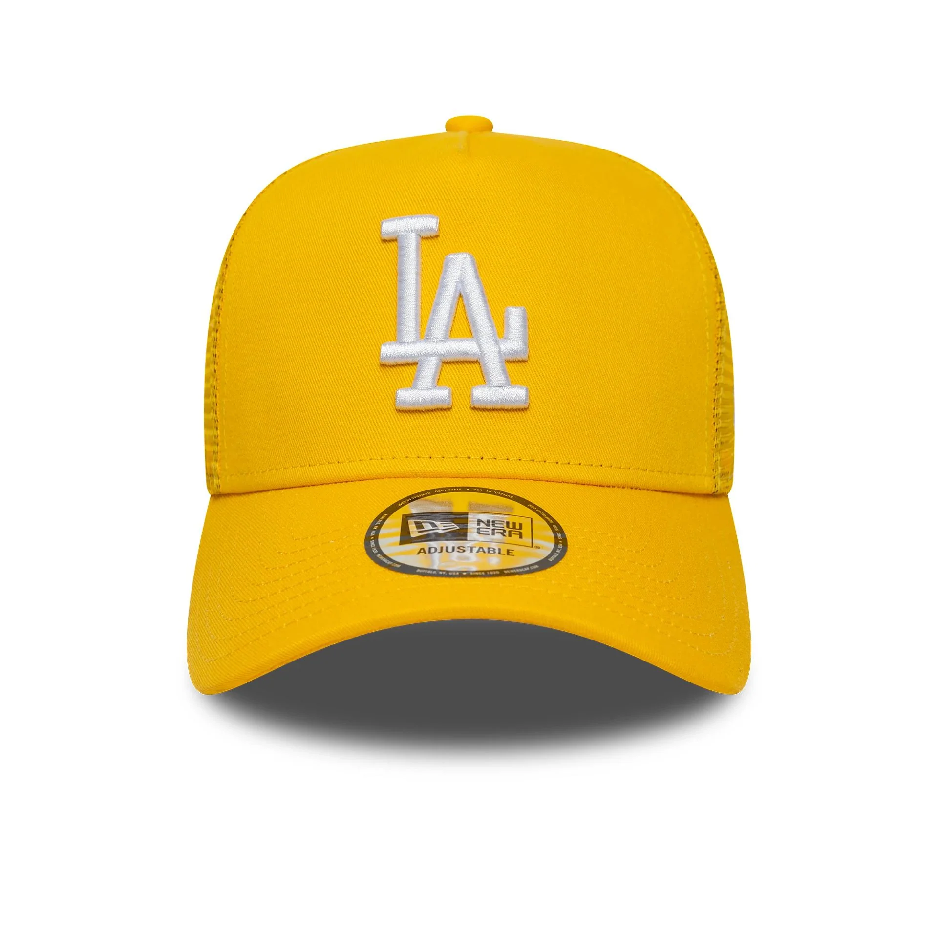 LA Dodgers MLB League Essential Yellow 9FORTY A-Frame Trucker Adjustable Cap - Image 2
