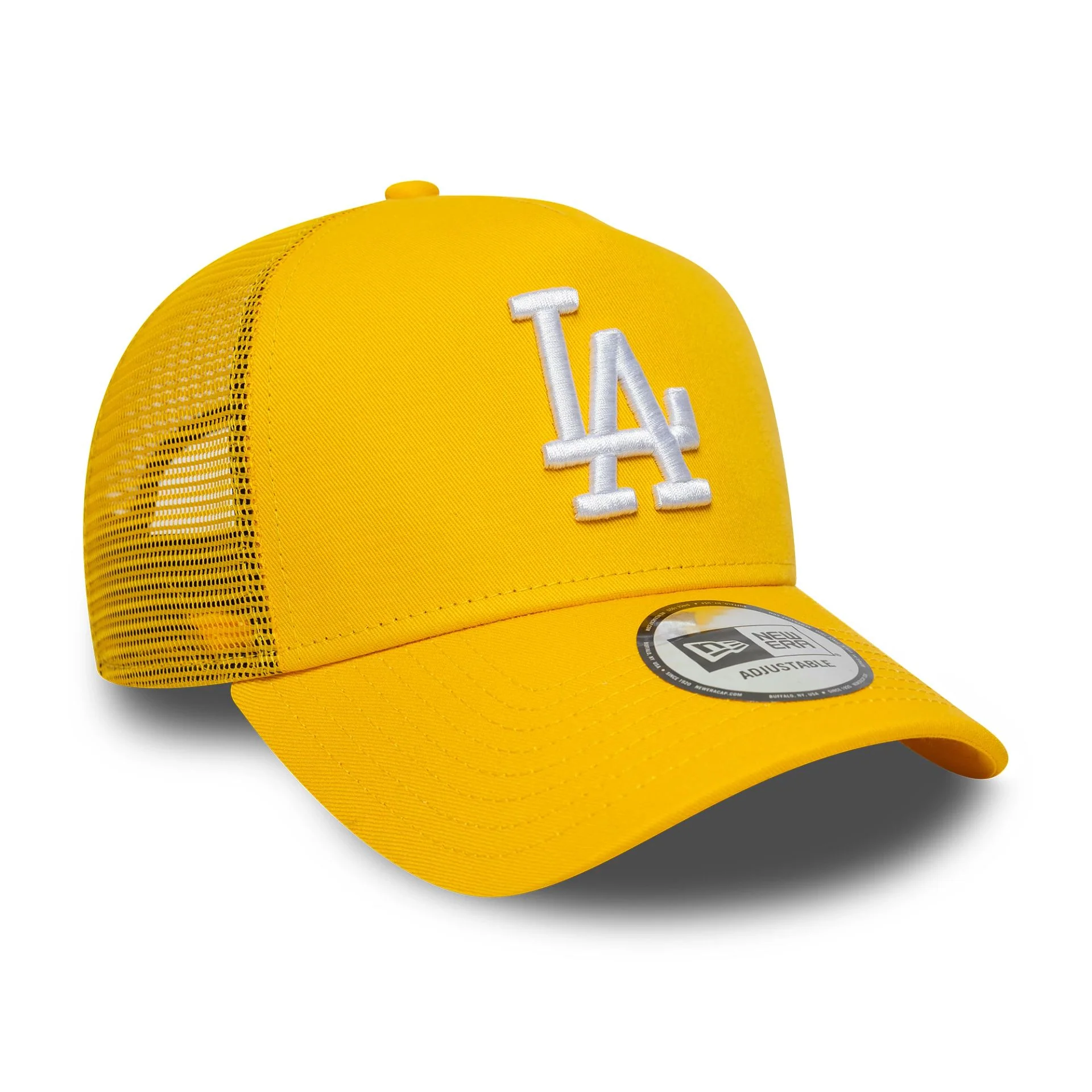 LA Dodgers MLB League Essential Yellow 9FORTY A-Frame Trucker Adjustable Cap - Image 3