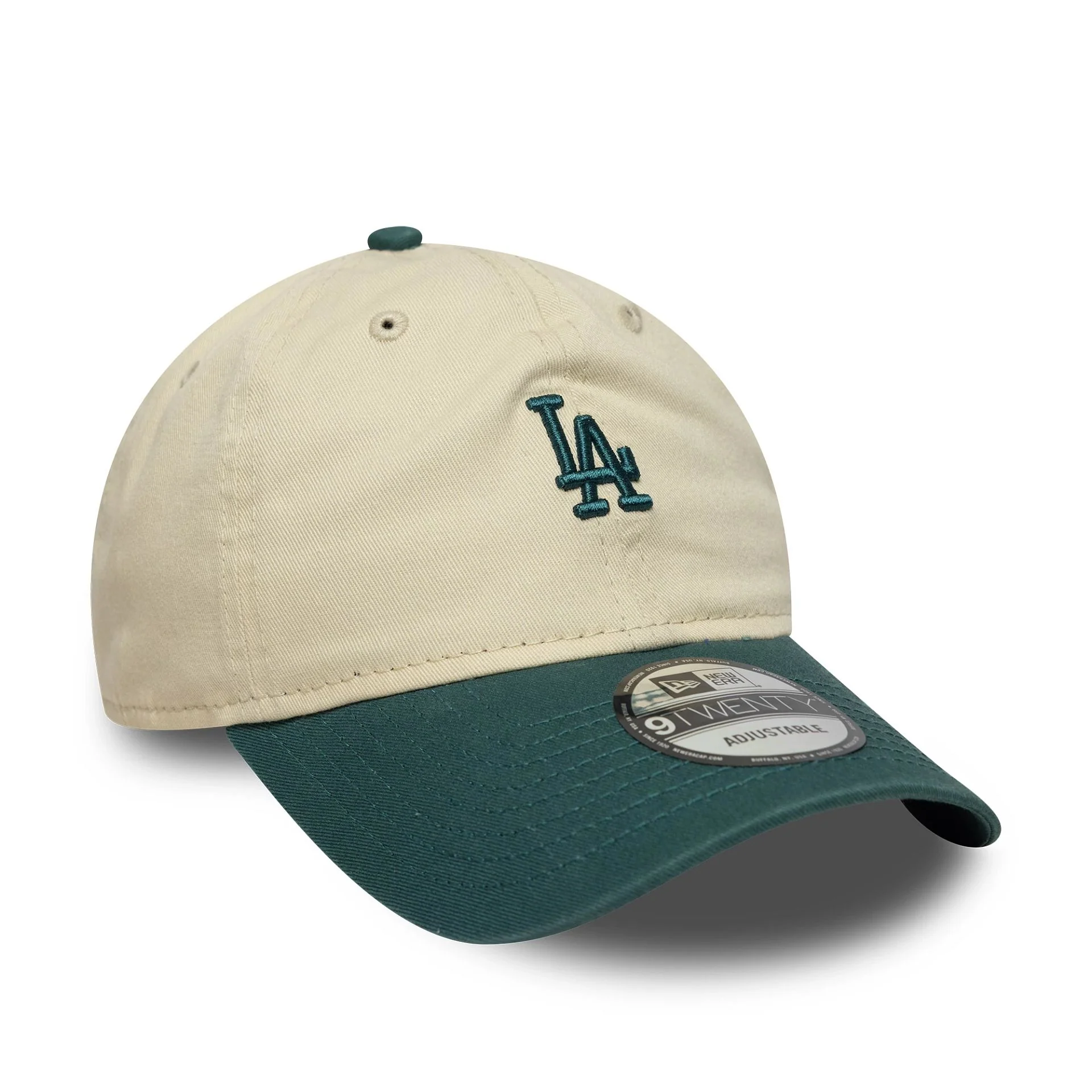 LA Dodgers MLB Mini Logo Dark Green 9TWENTY Cap - Image 2