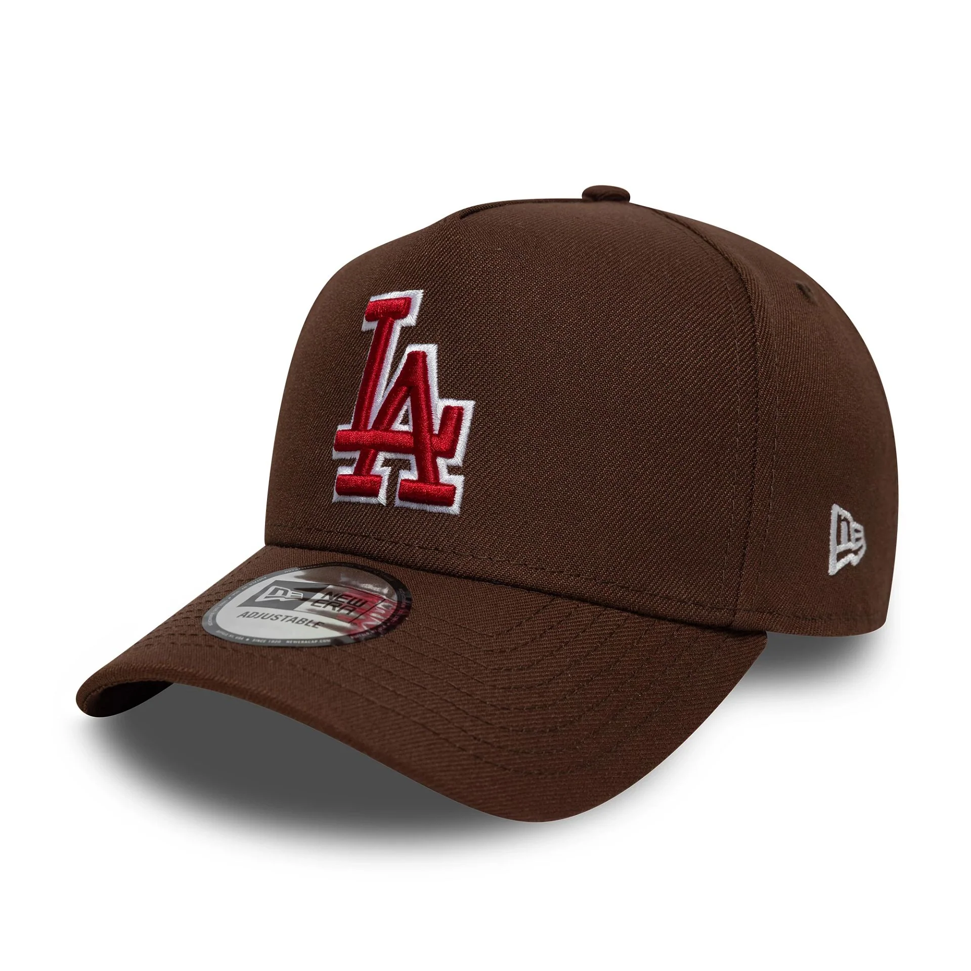 LA Dodgers MLB Outline Script Brown 9FORTY E-Frame Cap - Image 5