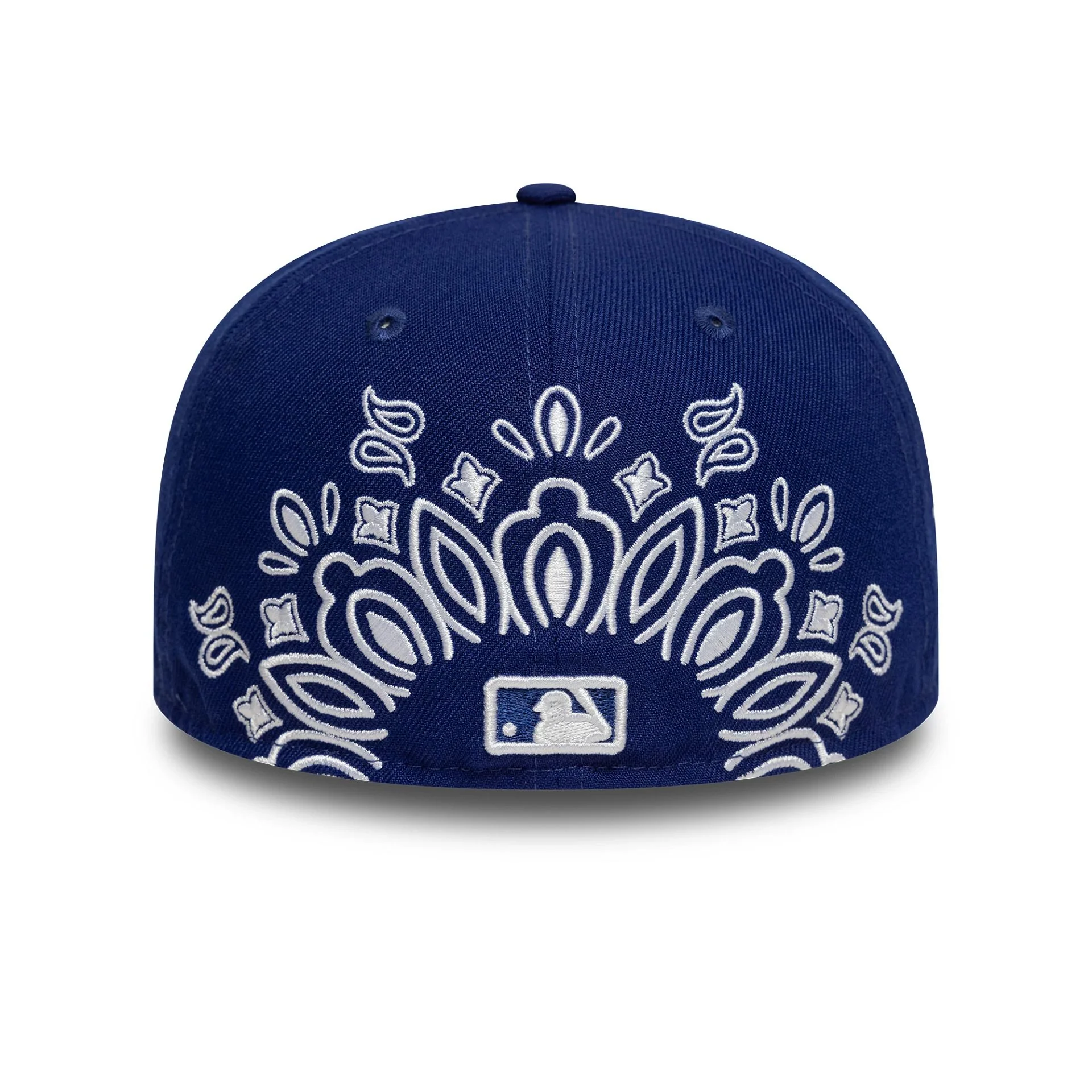 LA Dodgers MLB Paisley Dark Blue 59FIFTY Fitted Cap - Image 3