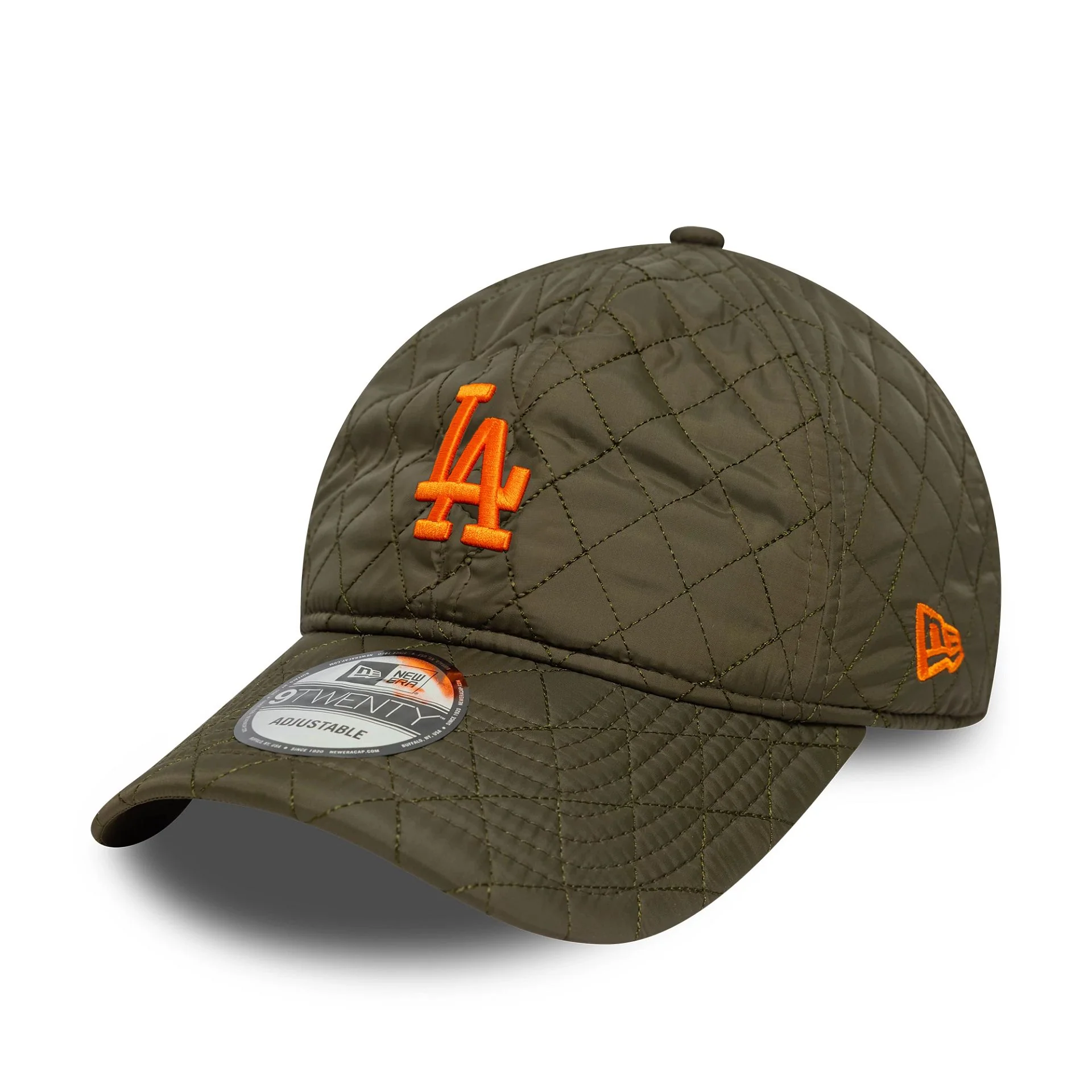 LA Dodgers MLB Quilted Dark Green 9TWENTY Adjustable Cap - Image 5