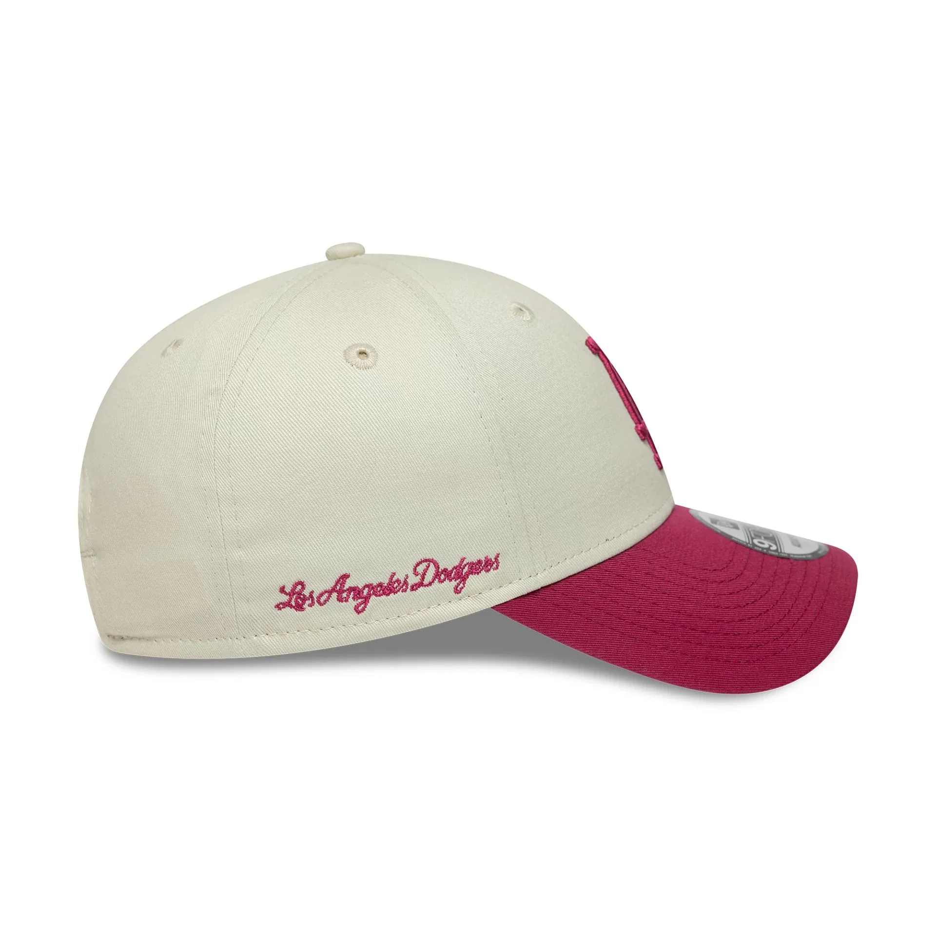 LA Dodgers MLB Side Script Cream 9FORTY Adjustable Cap - Image 4