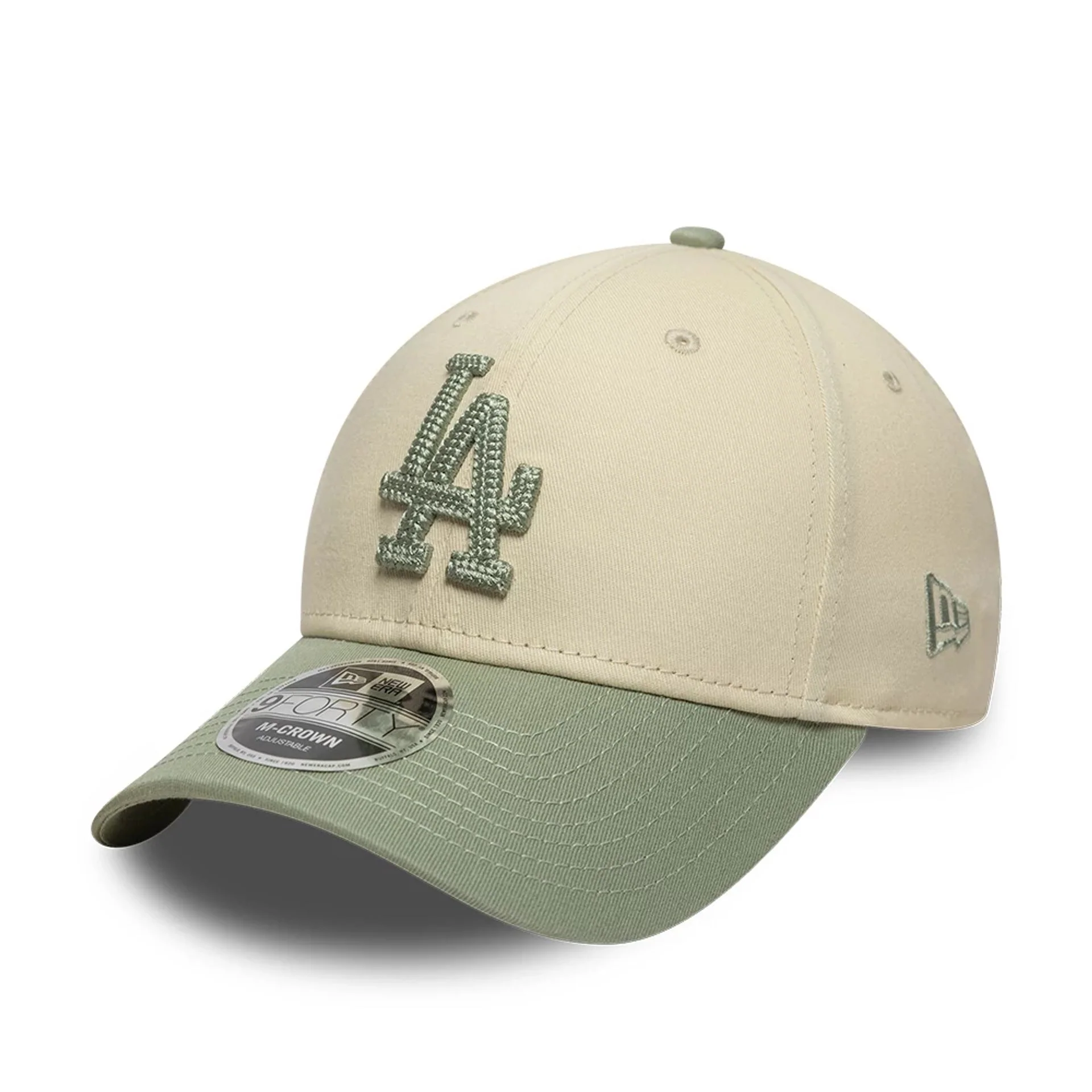 LA Dodgers MLB Side Script Cream 9FORTY M-Crown Adjustable Cap - Image 4