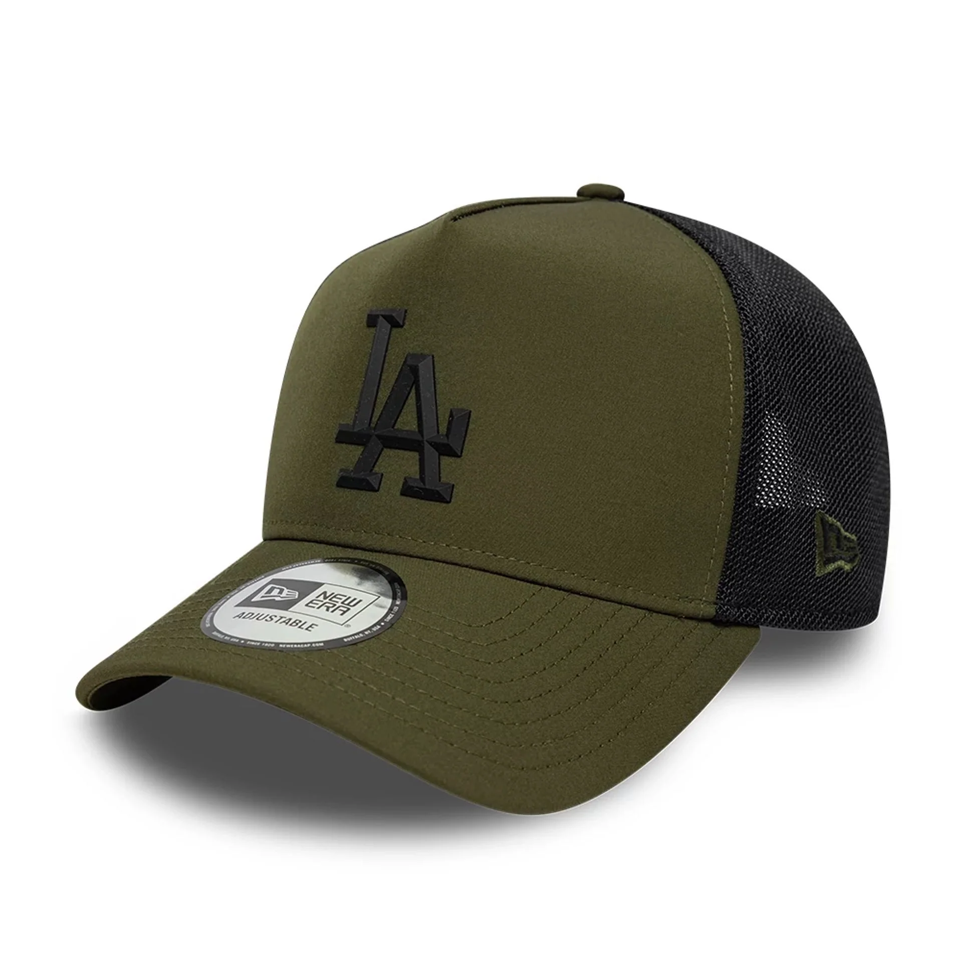 LA Dodgers MLB Sport Dark Green 9FORTY A-Frame Trucker Adjustable Cap - Image 4