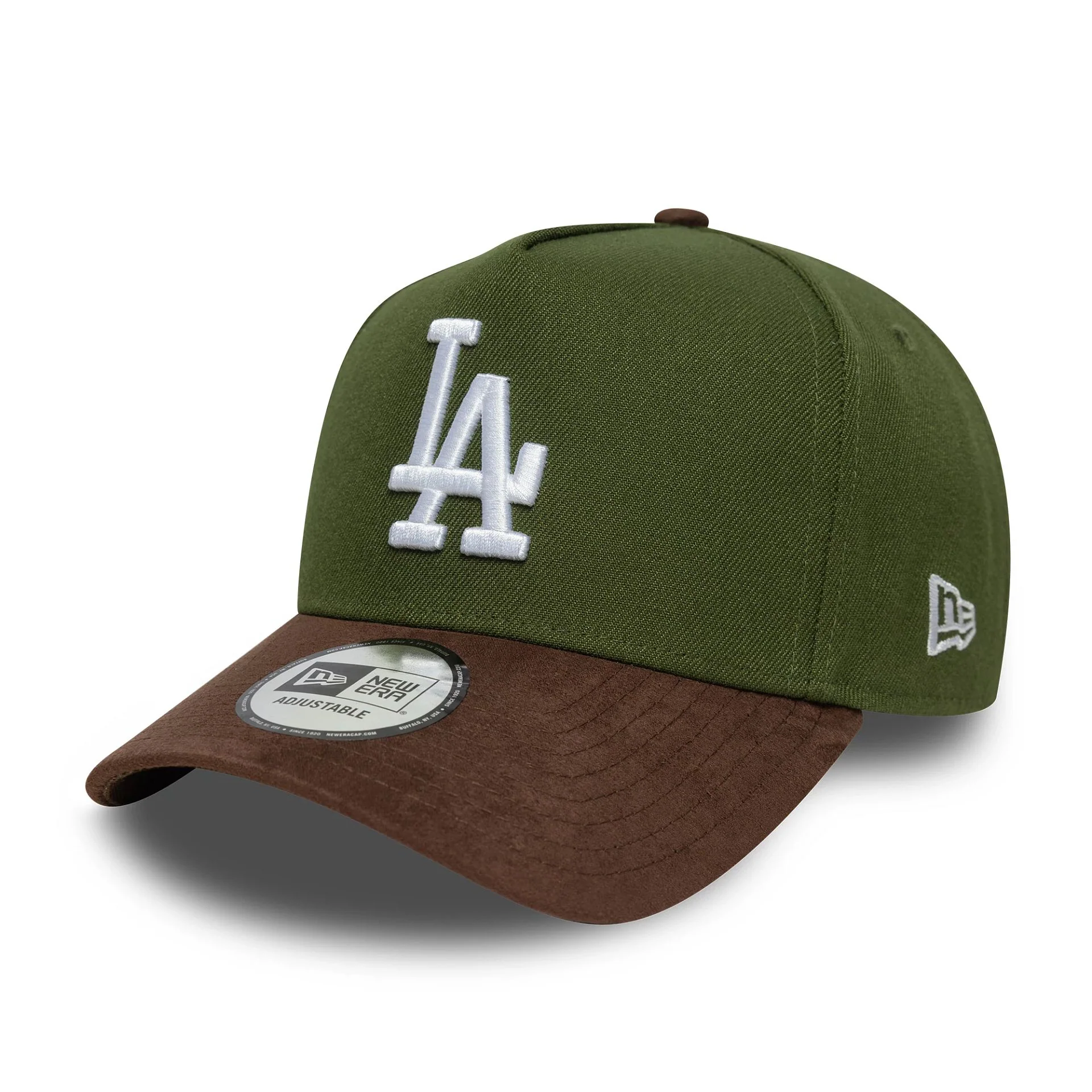LA Dodgers MLB Suede Visor Dark Green 9FORTY E-Frame Adjustable Cap - Image 5