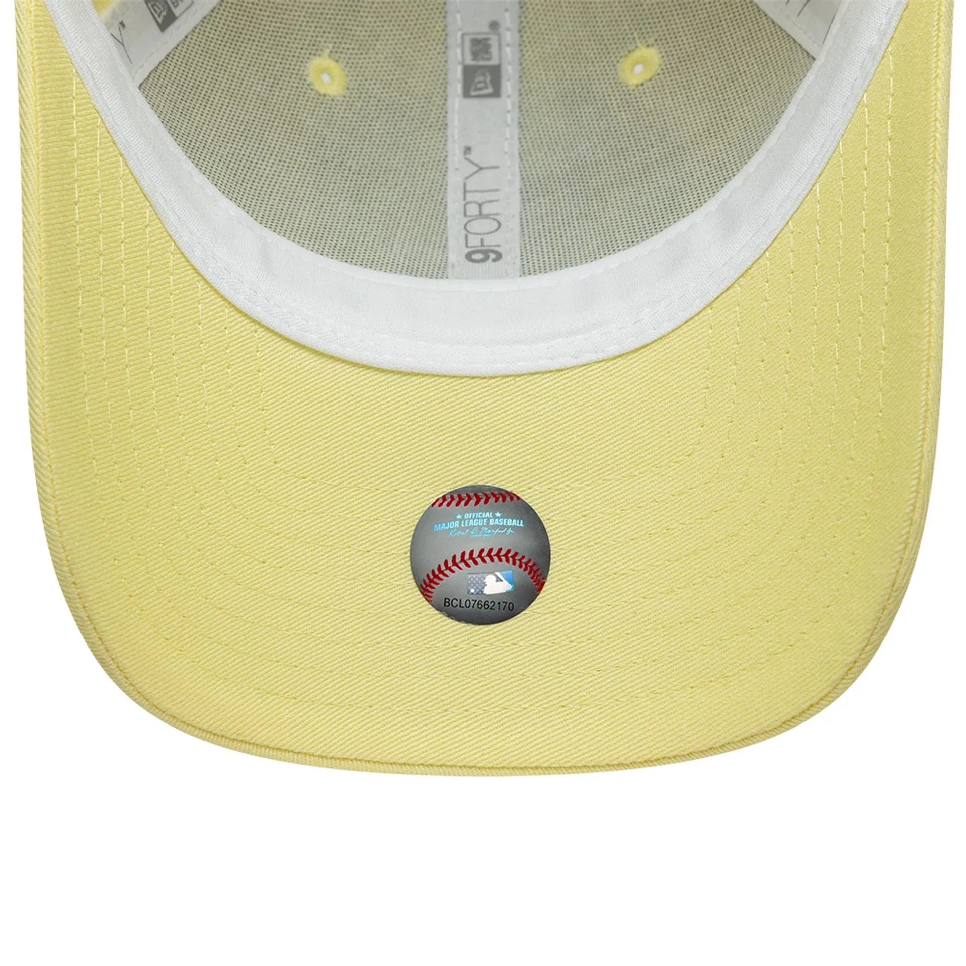 LA Dodgers MLB Team Outline Pastel Yellow 9FORTY Adjustable Cap - Image 5
