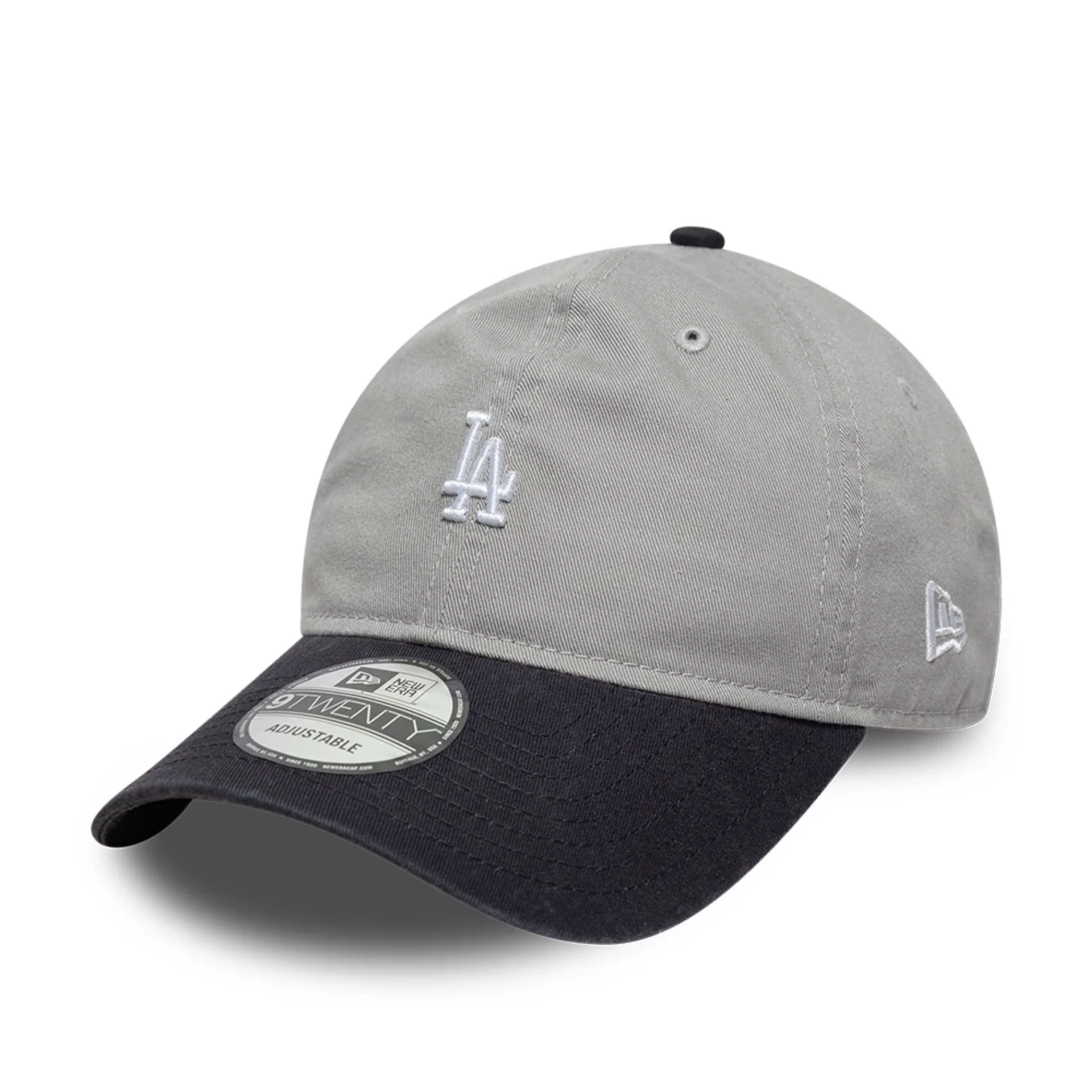 LA Dodgers MLB Washed Contrast Grey 9TWENTY Adjustable Cap - Image 4