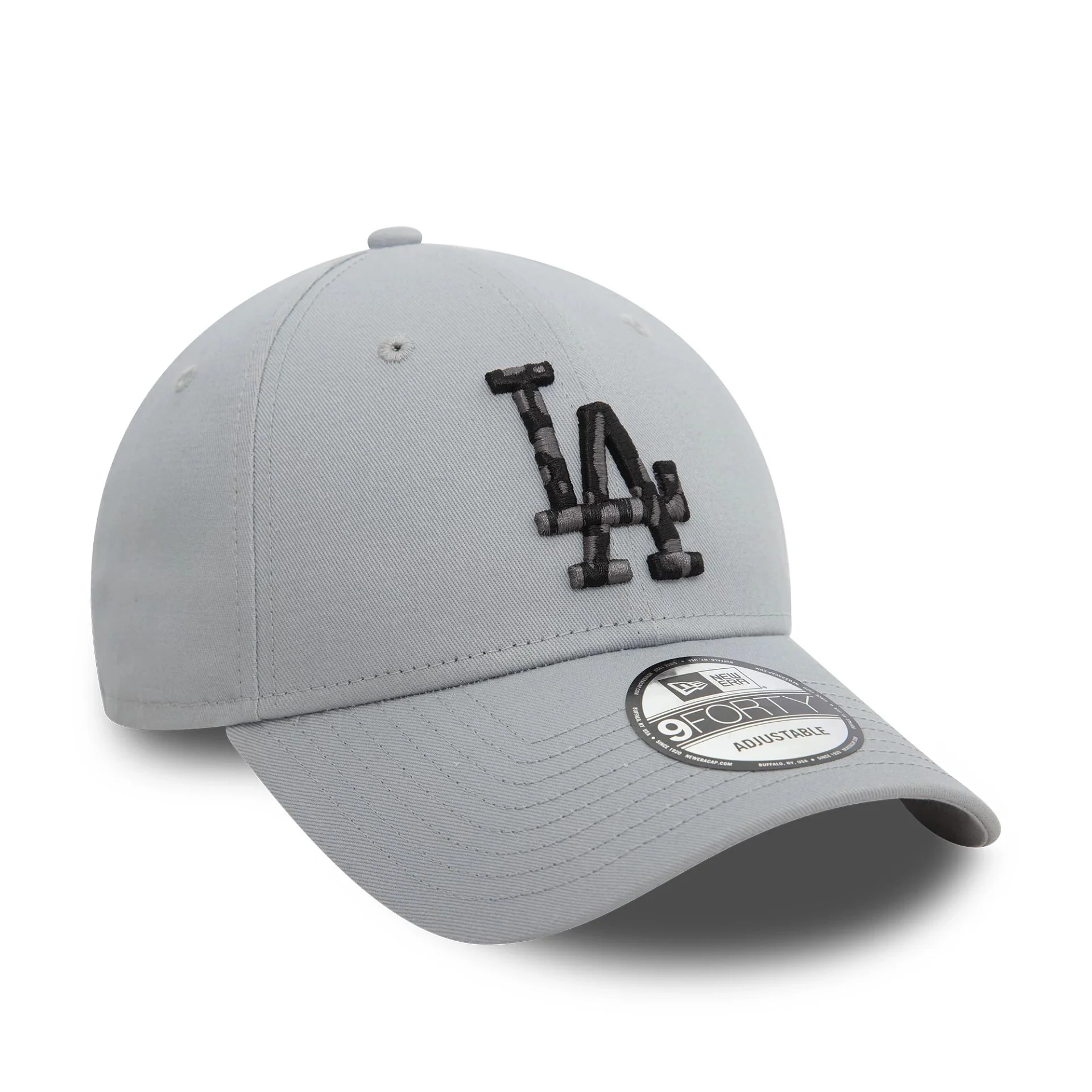 LA Dodgers Seasonal Infill Grey 9FORTY Adjustable Cap - Image 3