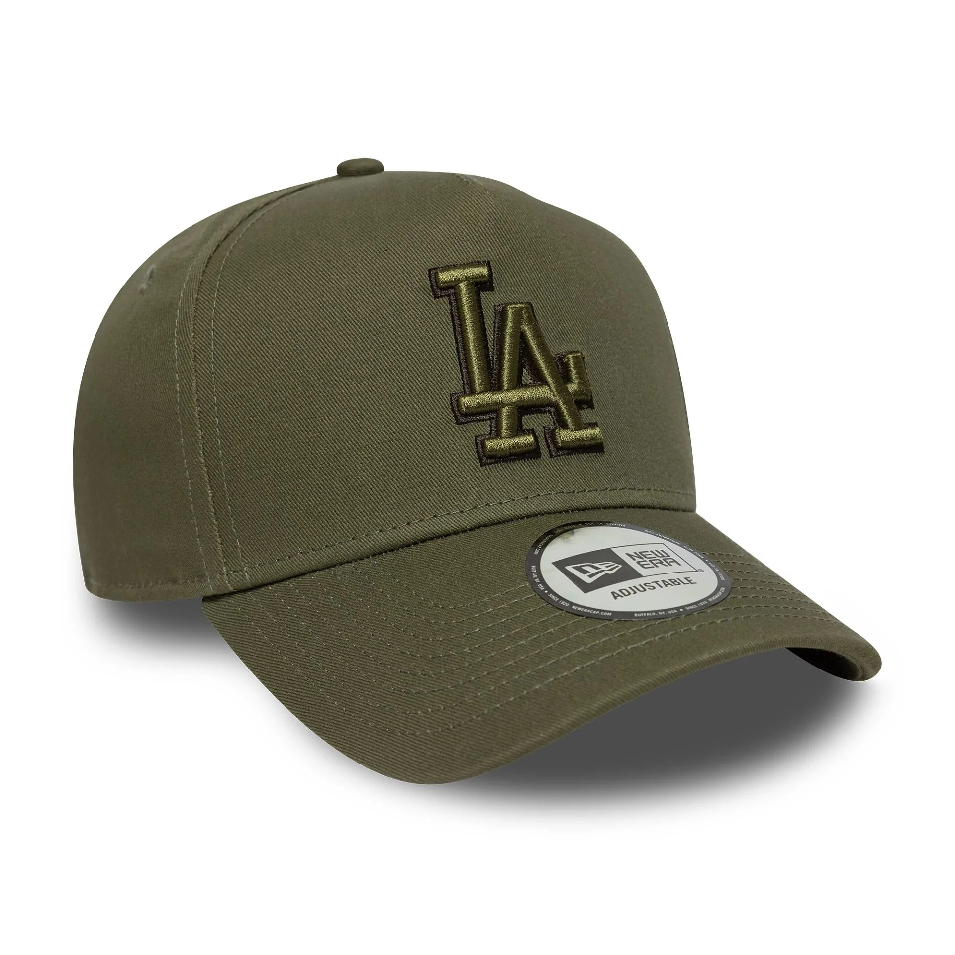 LA Dodgers Team Outline Dark Green 9FORTY E-Frame Adjustable Cap - Image 3