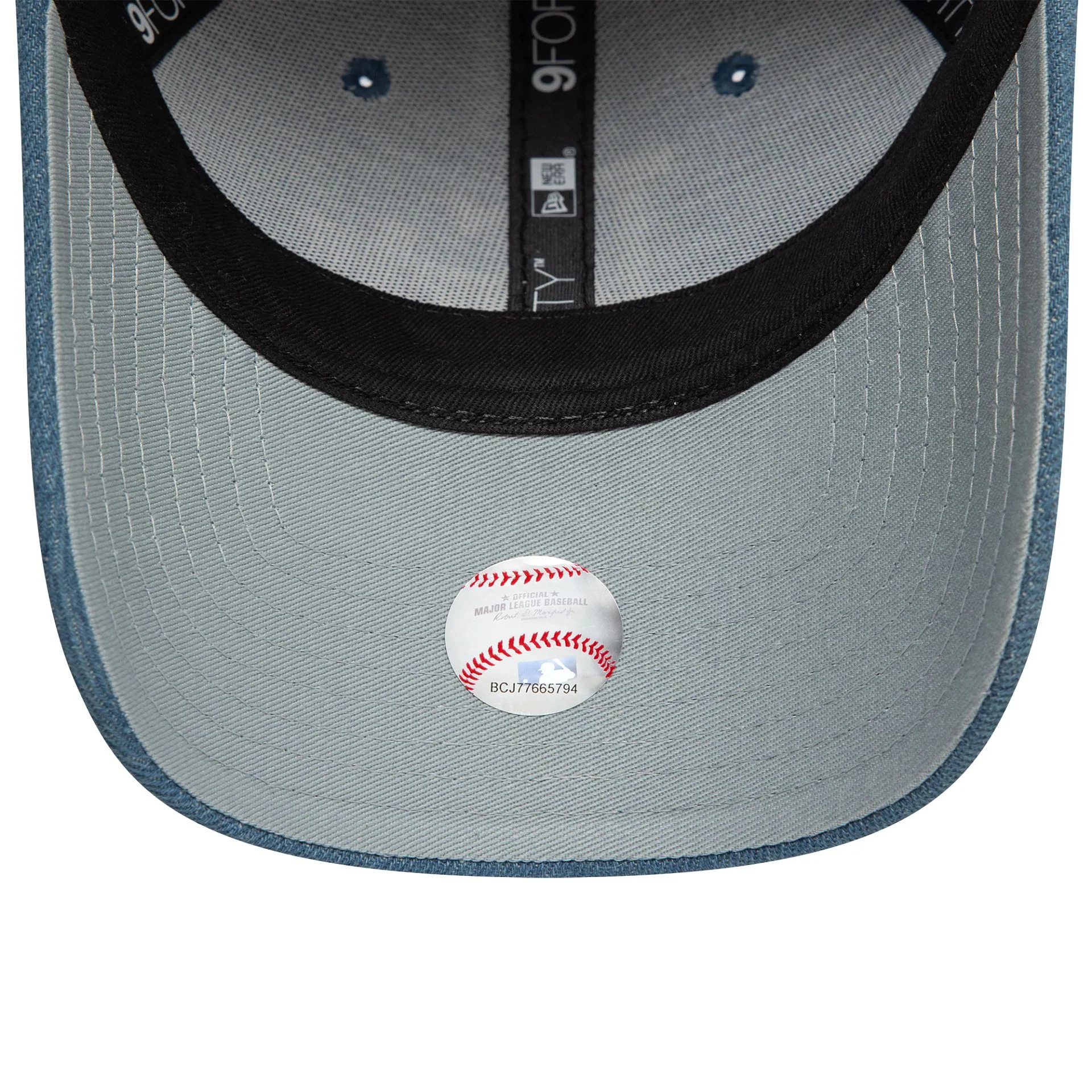 LA Dodgers Womens Denim Blue 9FORTY Adjustable Cap - Image 2
